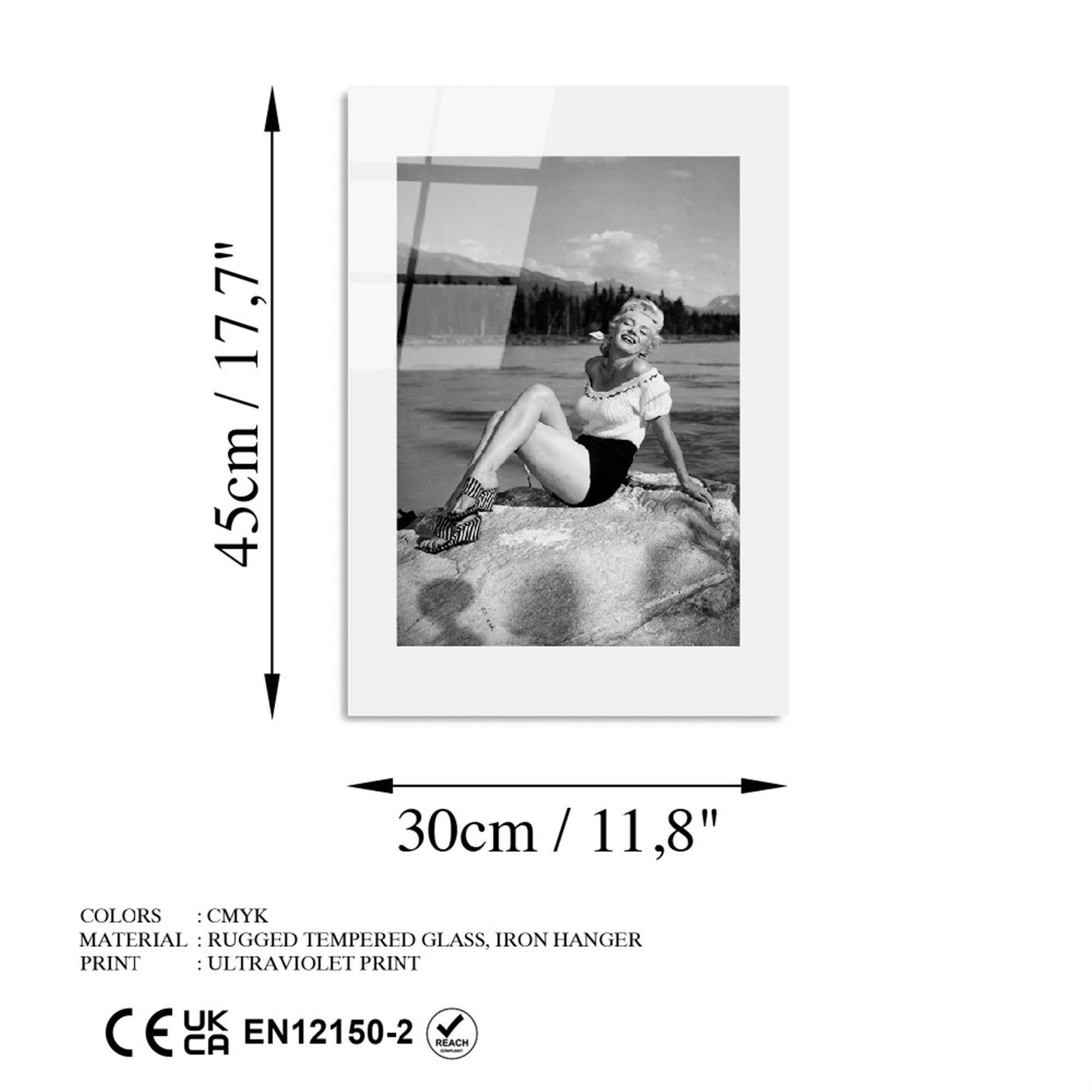 UV-972 Baskılı Cam Dikdörtgen Duvar Tablosu | ByLamp