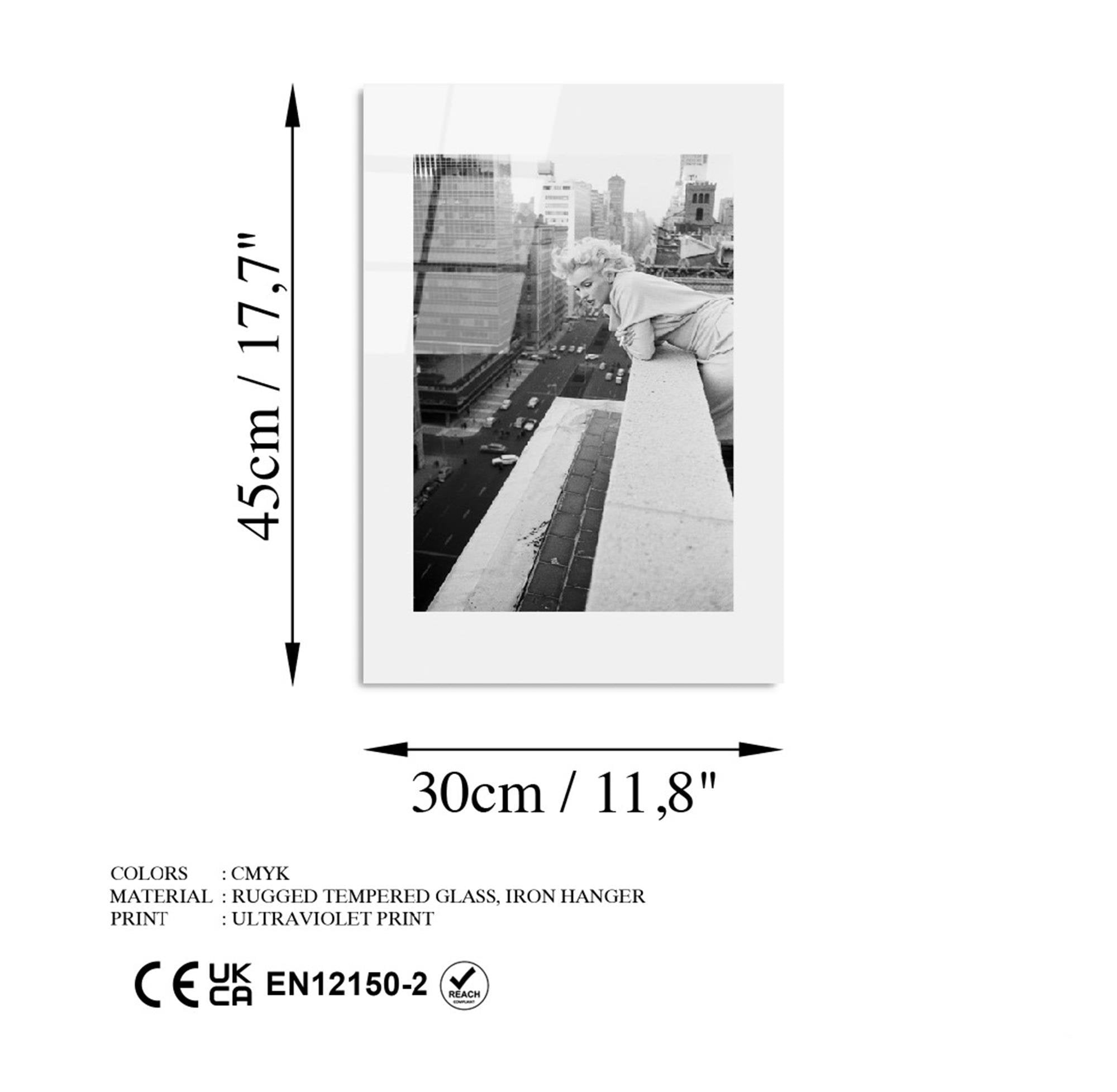 UV-973 Baskılı Cam Dikdörtgen Duvar Tablosu | ByLamp