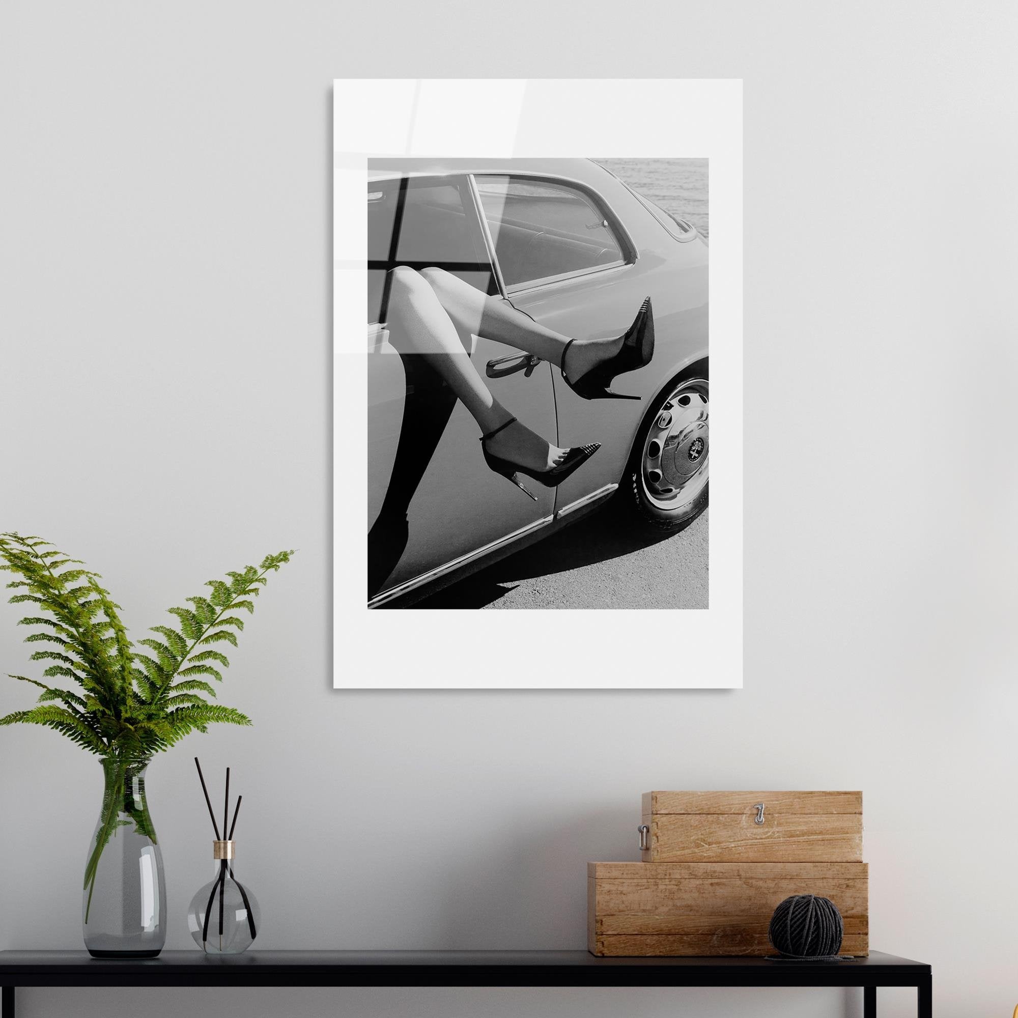 UV-974 Baskılı Cam Dikdörtgen Duvar Tablosu | ByLamp