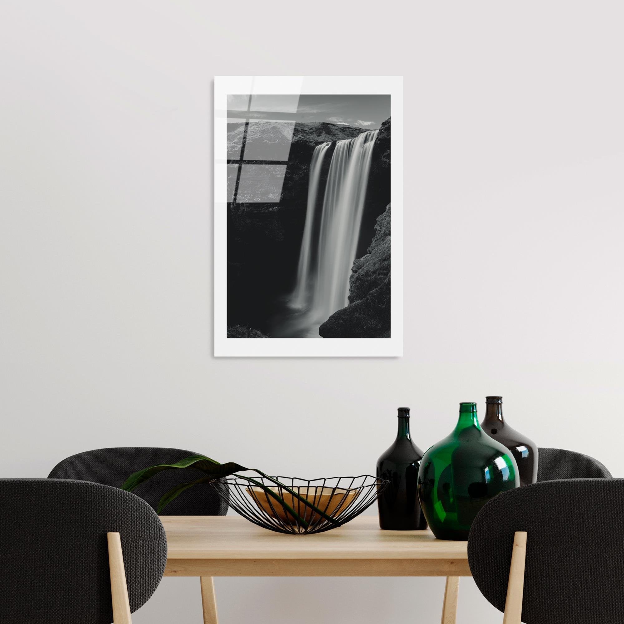 UV-976 Baskılı Cam Dikdörtgen Duvar Tablosu | ByLamp