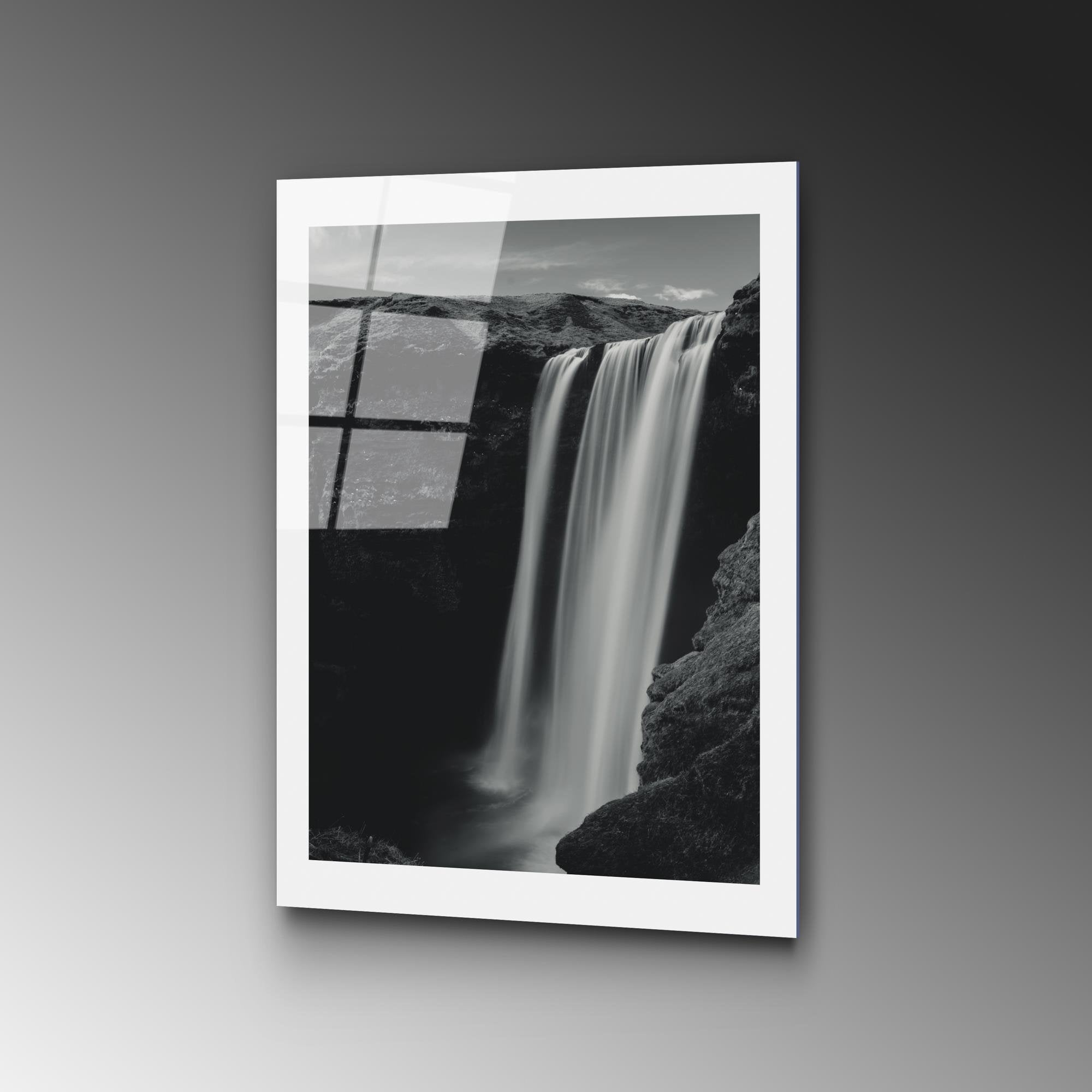 UV-976 Baskılı Cam Dikdörtgen Duvar Tablosu | ByLamp