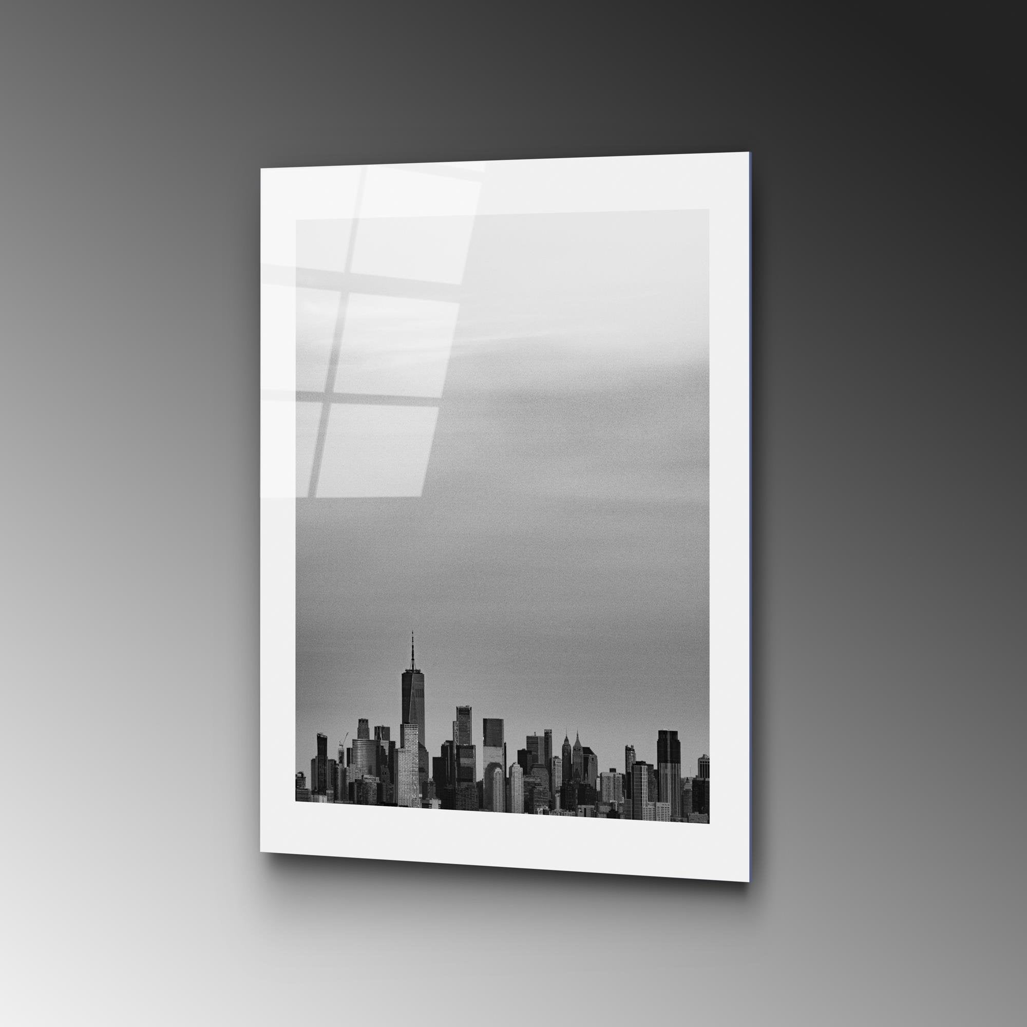 UV-986 Baskılı Cam Dikdörtgen Duvar Tablosu | ByLamp