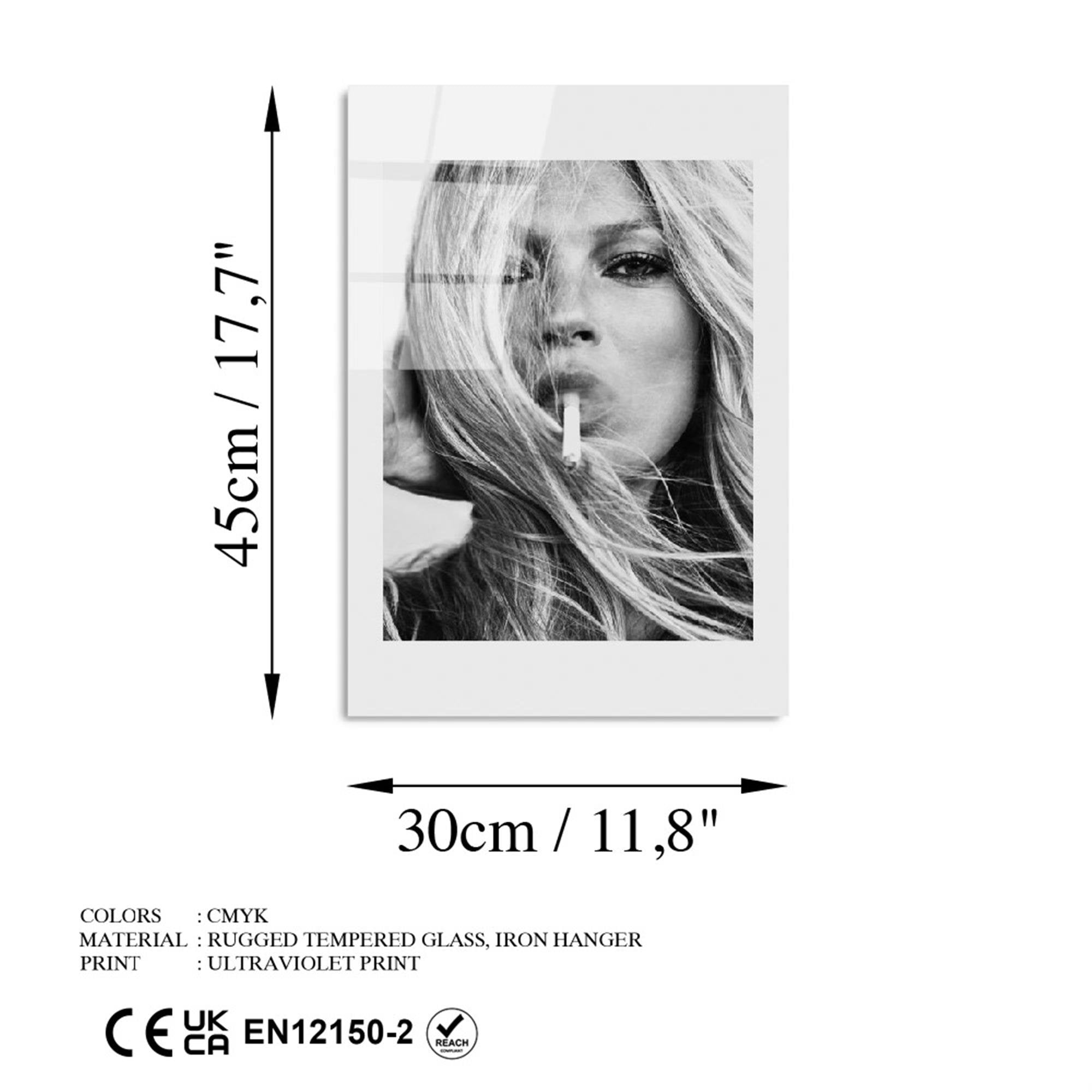 UV-987 Baskılı Cam Dikdörtgen Duvar Tablosu | ByLamp