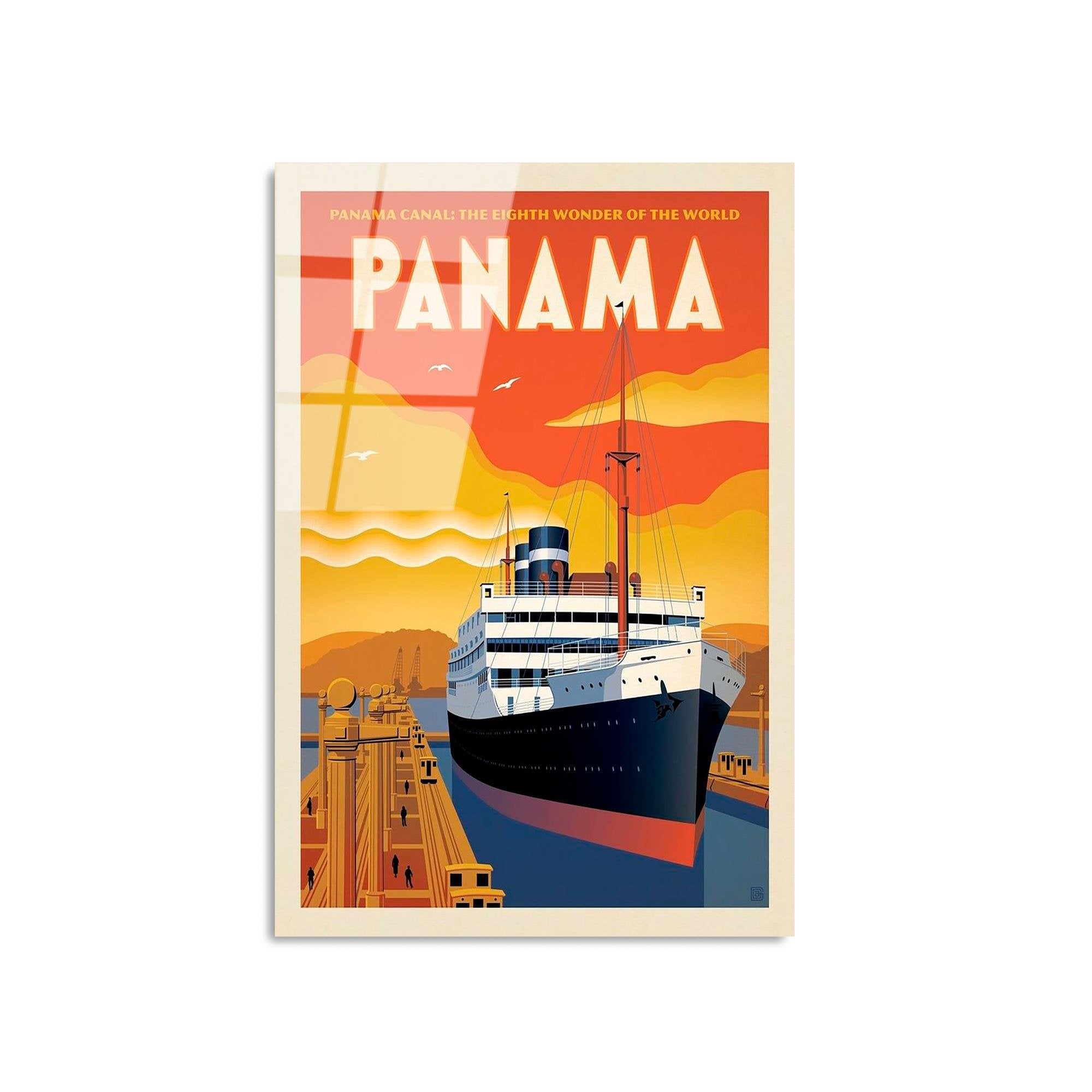 UV-995 Baskılı Cam Dikdörtgen Duvar Tablosu | ByLamp