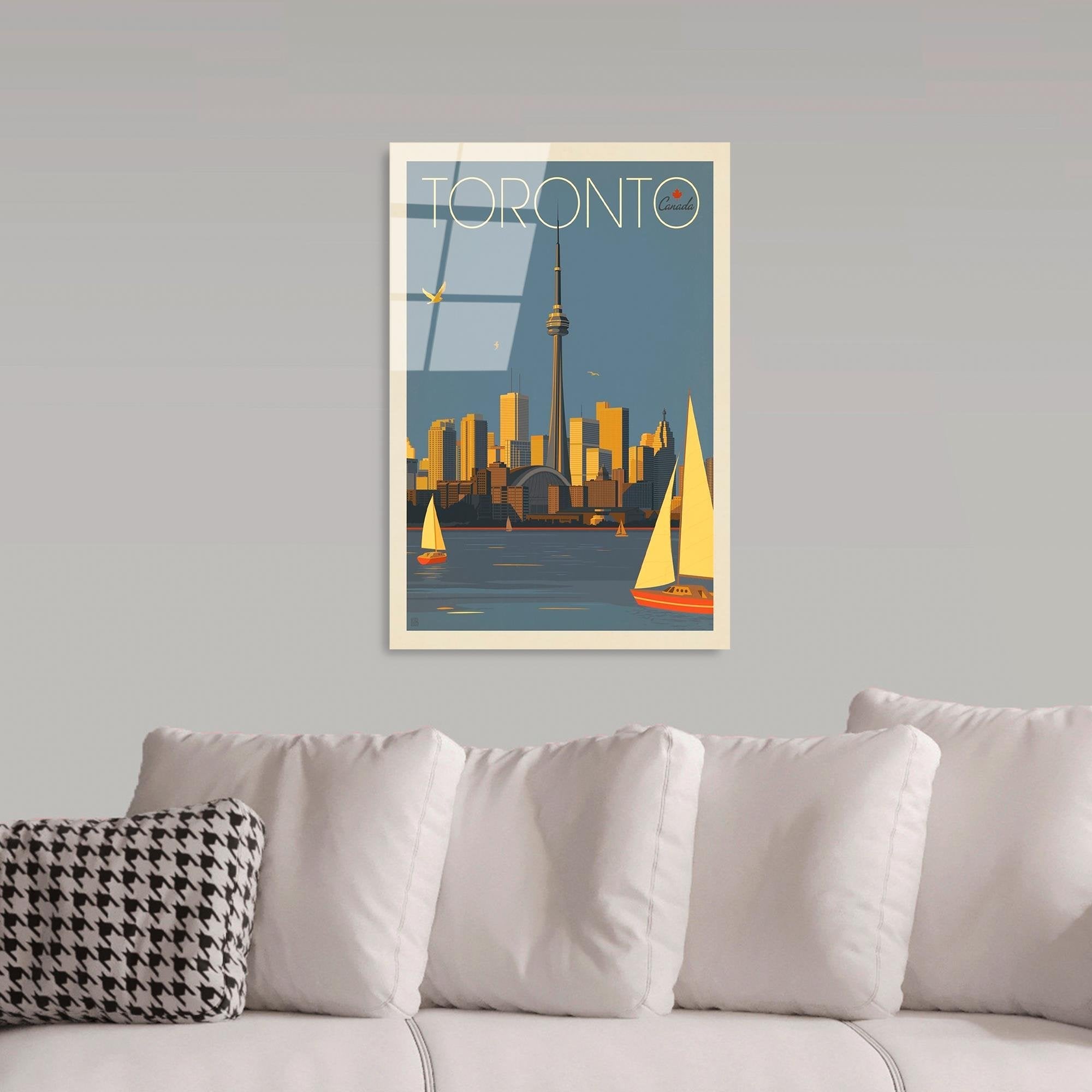 UV-999 Baskılı Cam Dikdörtgen Duvar Tablosu | ByLamp