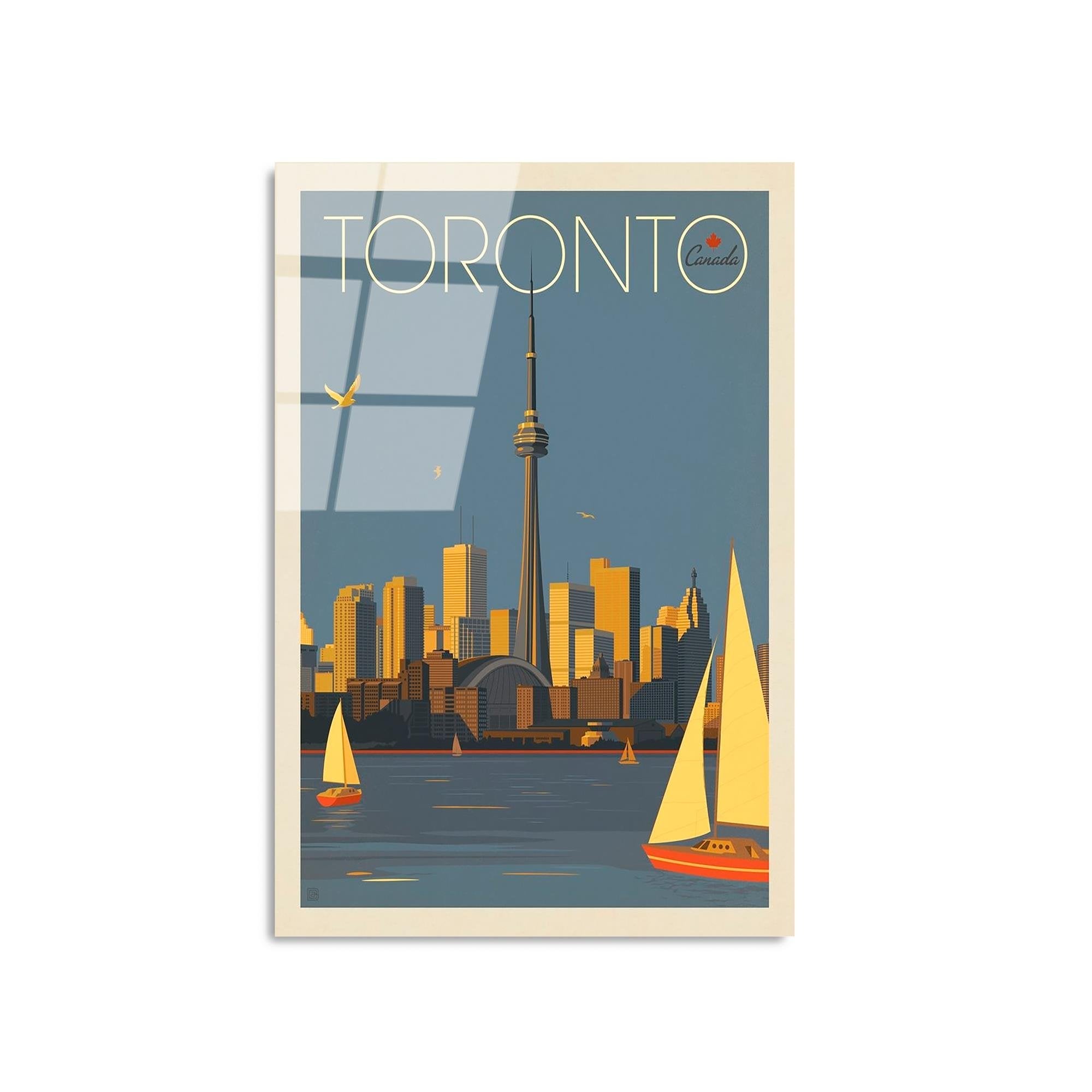 UV-999 Baskılı Cam Dikdörtgen Duvar Tablosu | ByLamp