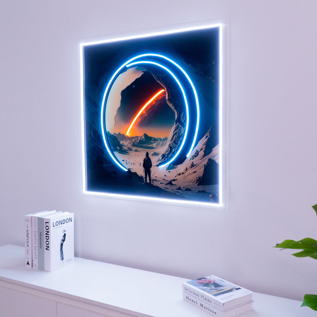 Uzayda Astronot Neon Lamba | ByLamp