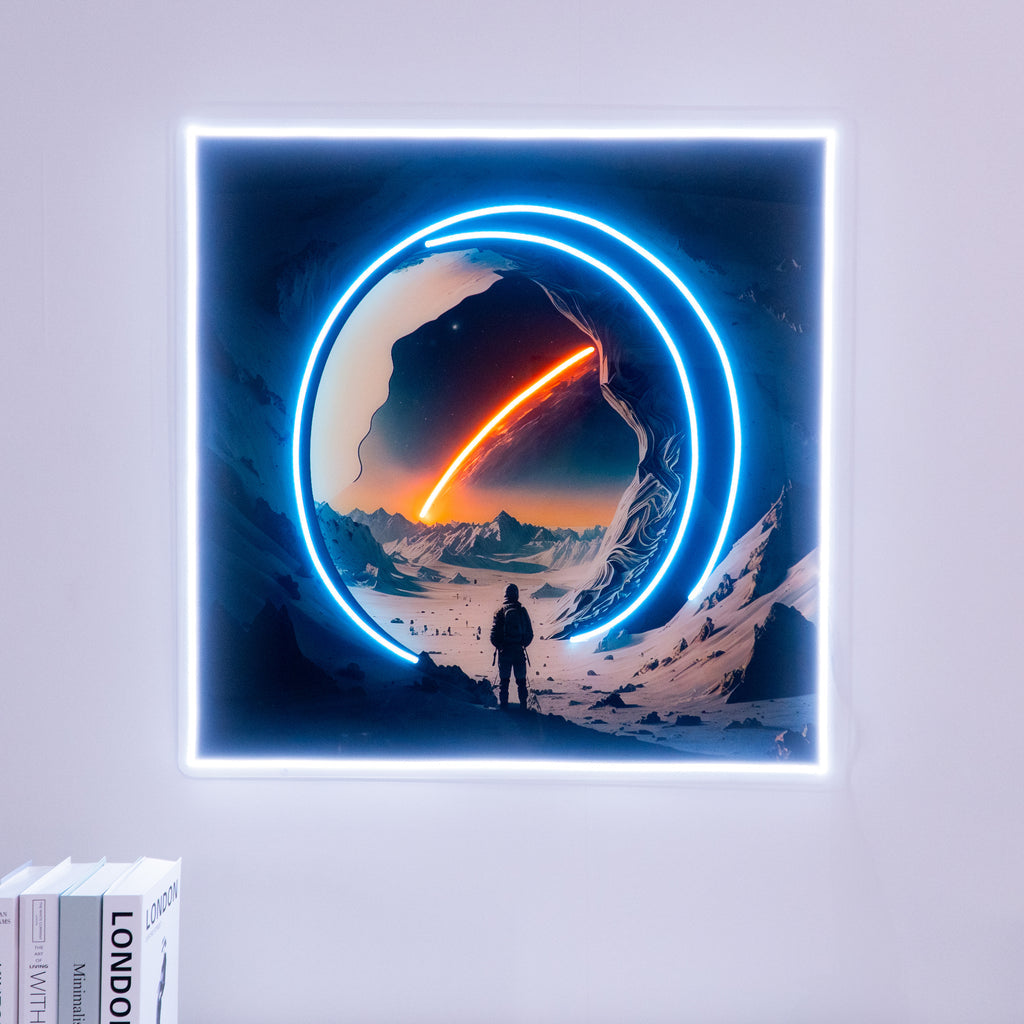 Uzayda Astronot Neon Lamba | ByLamp