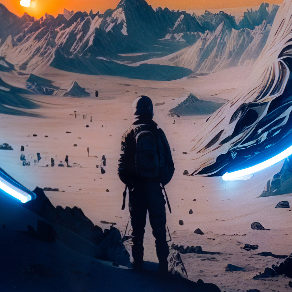 Uzayda Astronot Neon Lamba | ByLamp