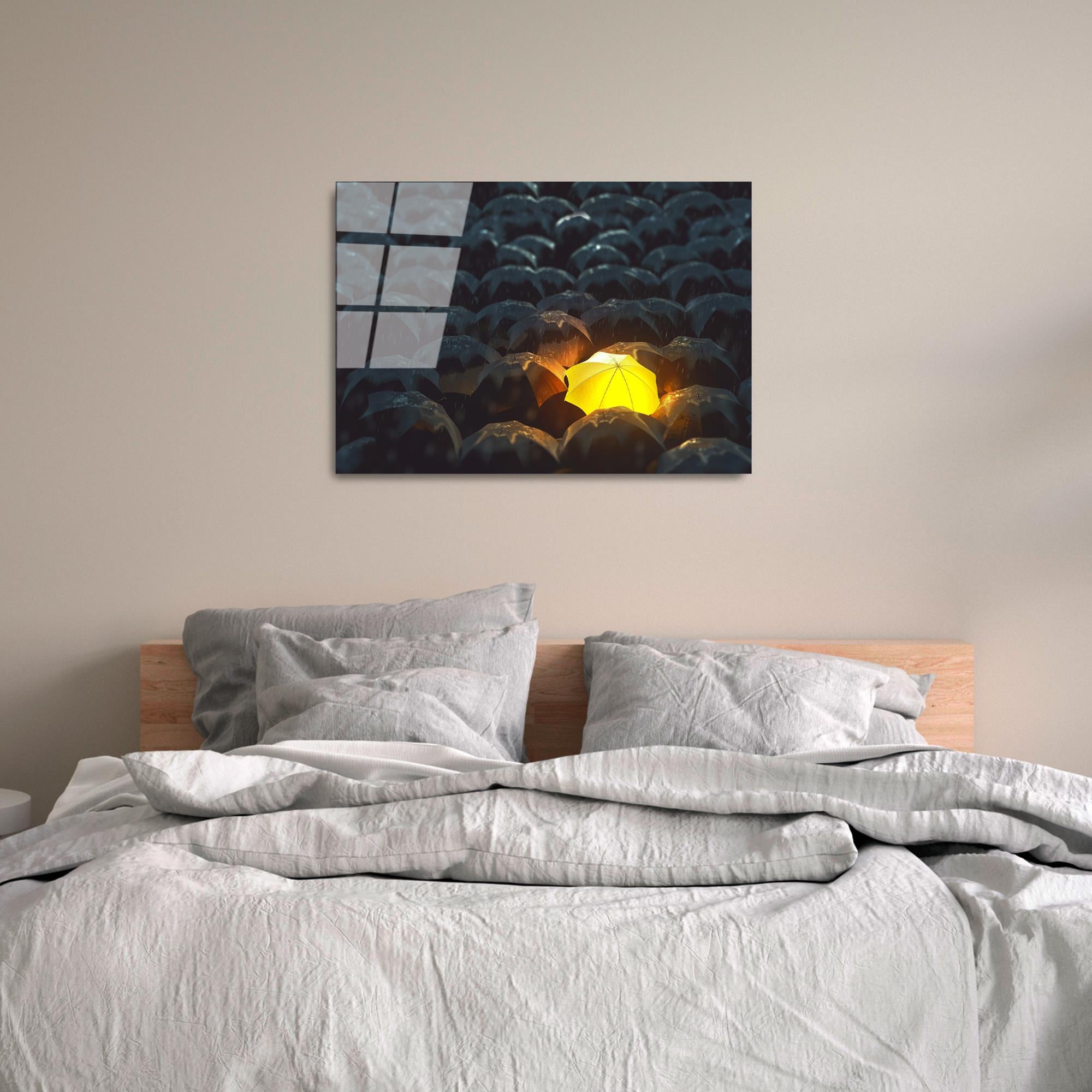 UV-377 Baskılı Cam Dikdörtgen Duvar Tablosu | ByLamp