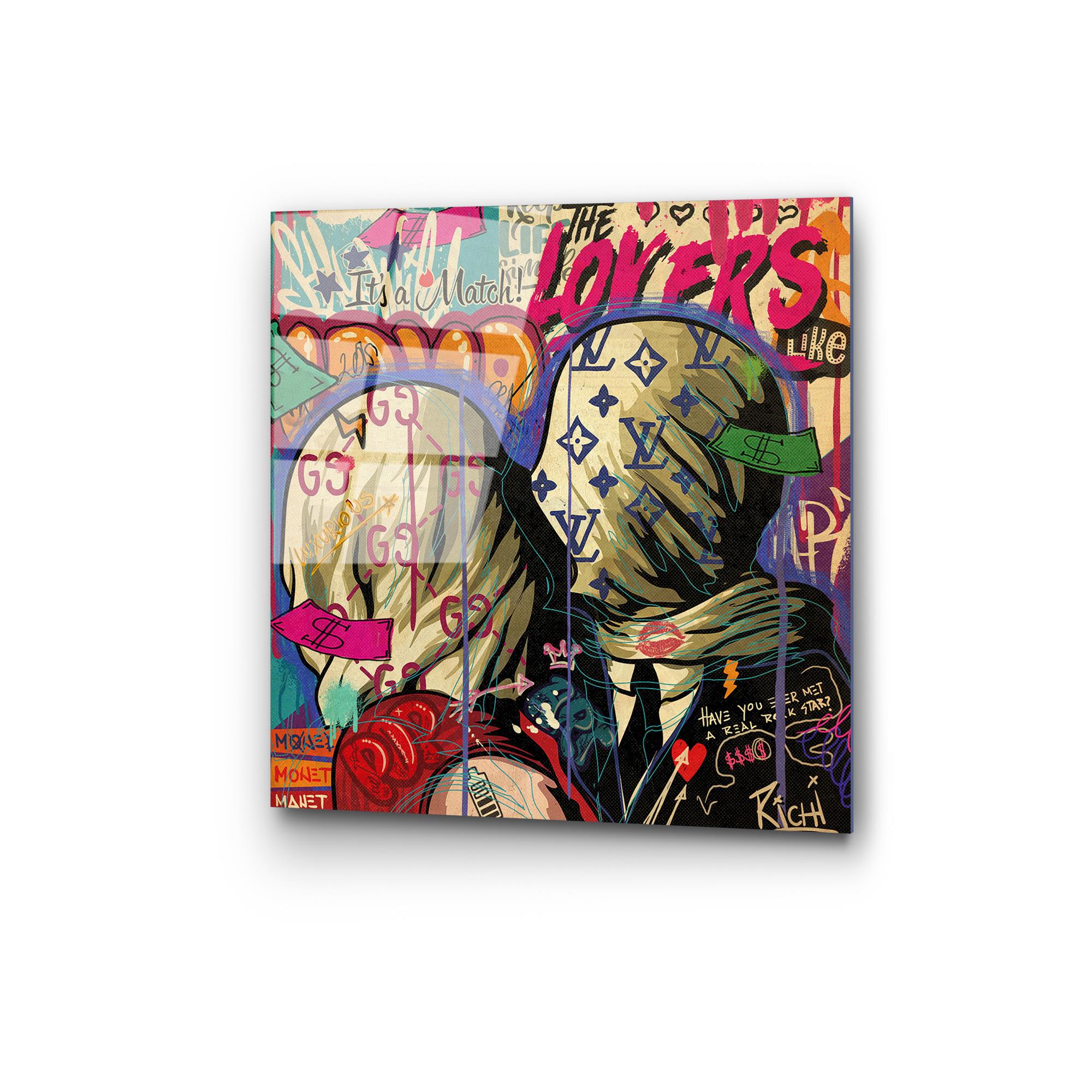 UV-838 Baskılı Cam Kare Duvar Tablosu | ByLamp