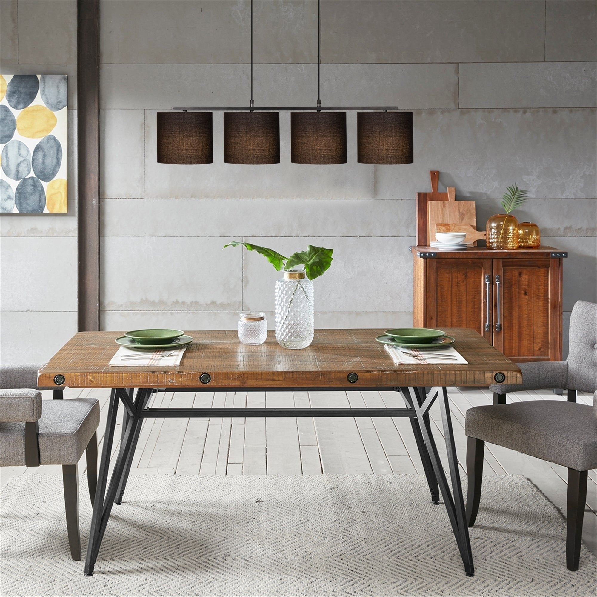 Doğa DR 4714 Metal Abajur Avize | ByLamp