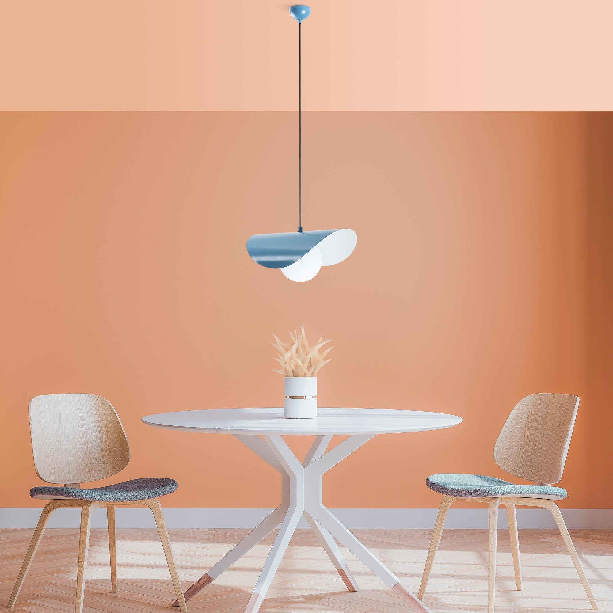 Vatoz Nus 2866 Açık Mavi Cam Sarkıt Aydınlatma | ByLamp