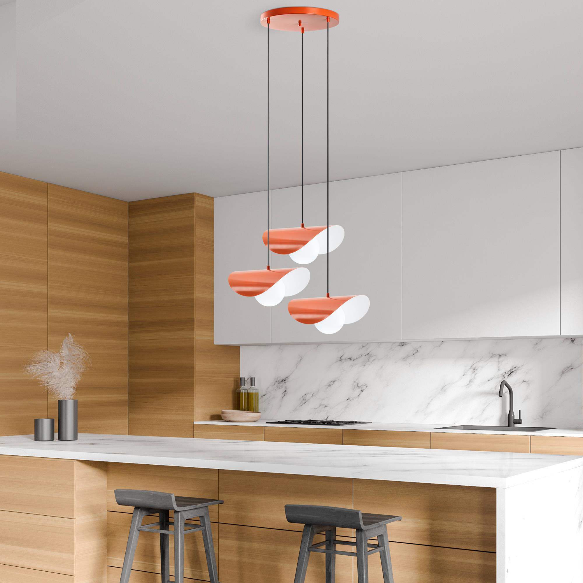 Vatoz Nus 6141 Turuncu Cam Sarkıt Aydınlatma | ByLamp