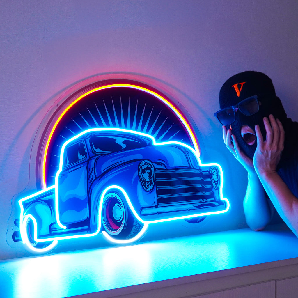 Vintage Kamyon Neon Lamba | ByLamp