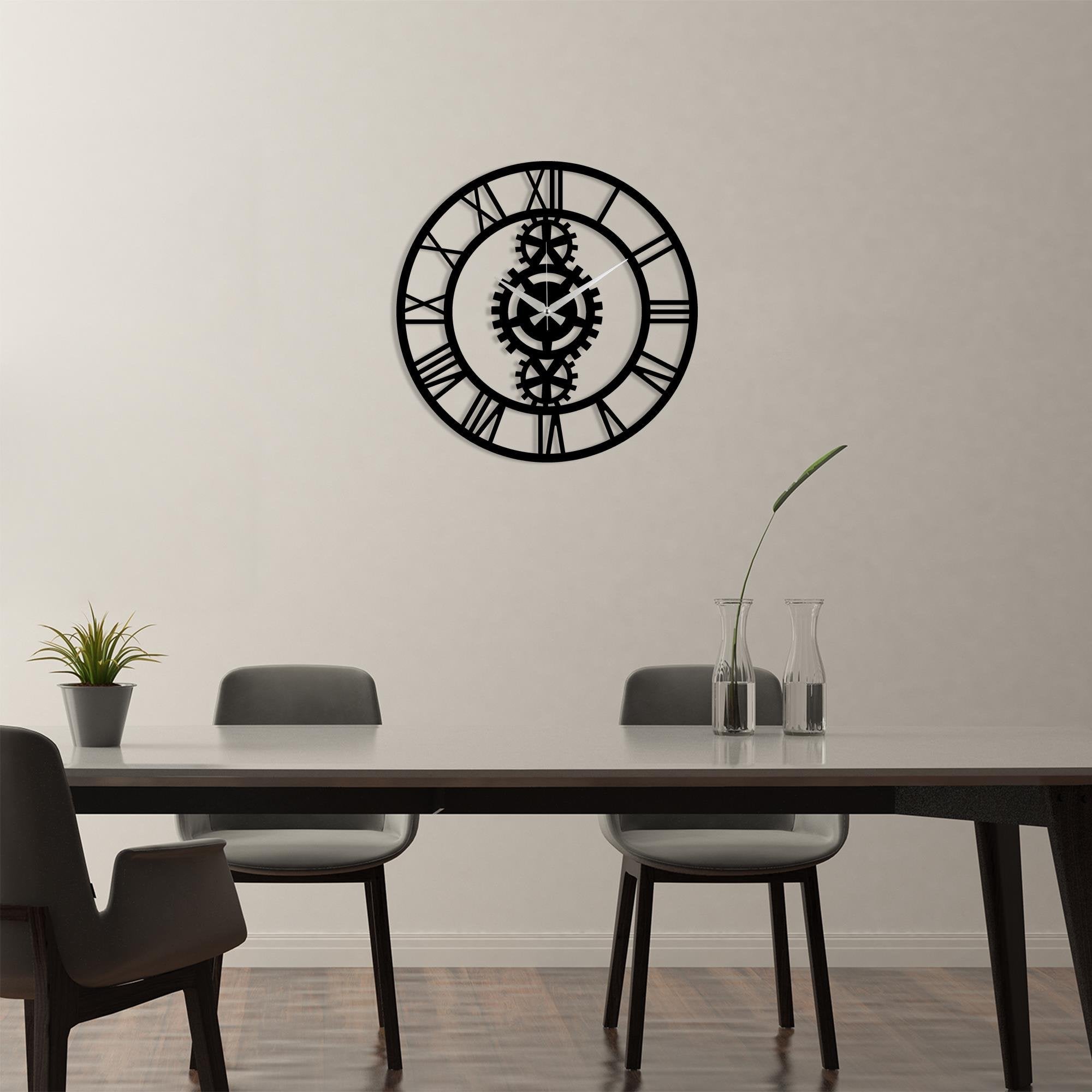 WATCH-003 Dekoratif Metal Duvar Saati | ByLamp