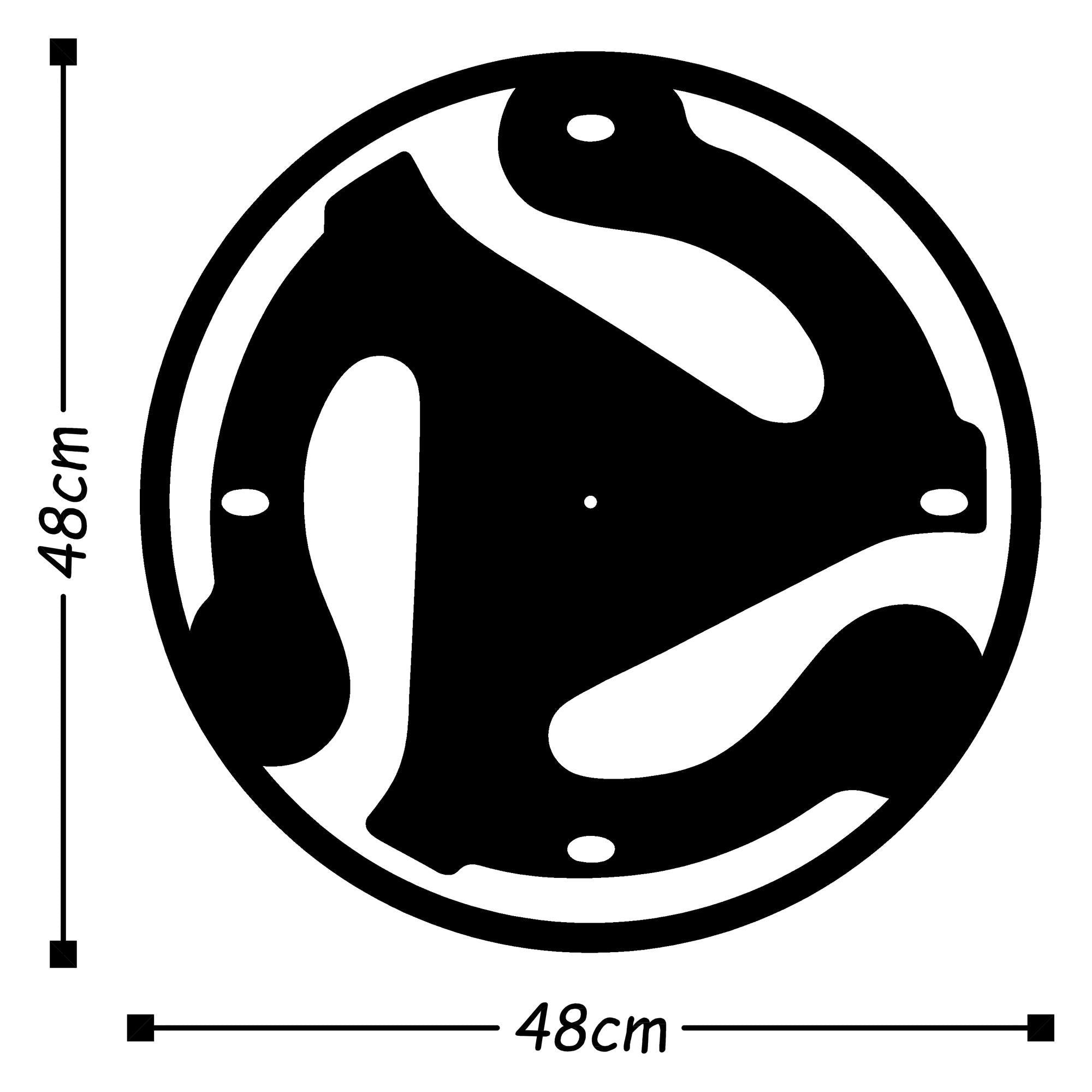 WATCH-005 Dekoratif Metal Duvar Saati | ByLamp