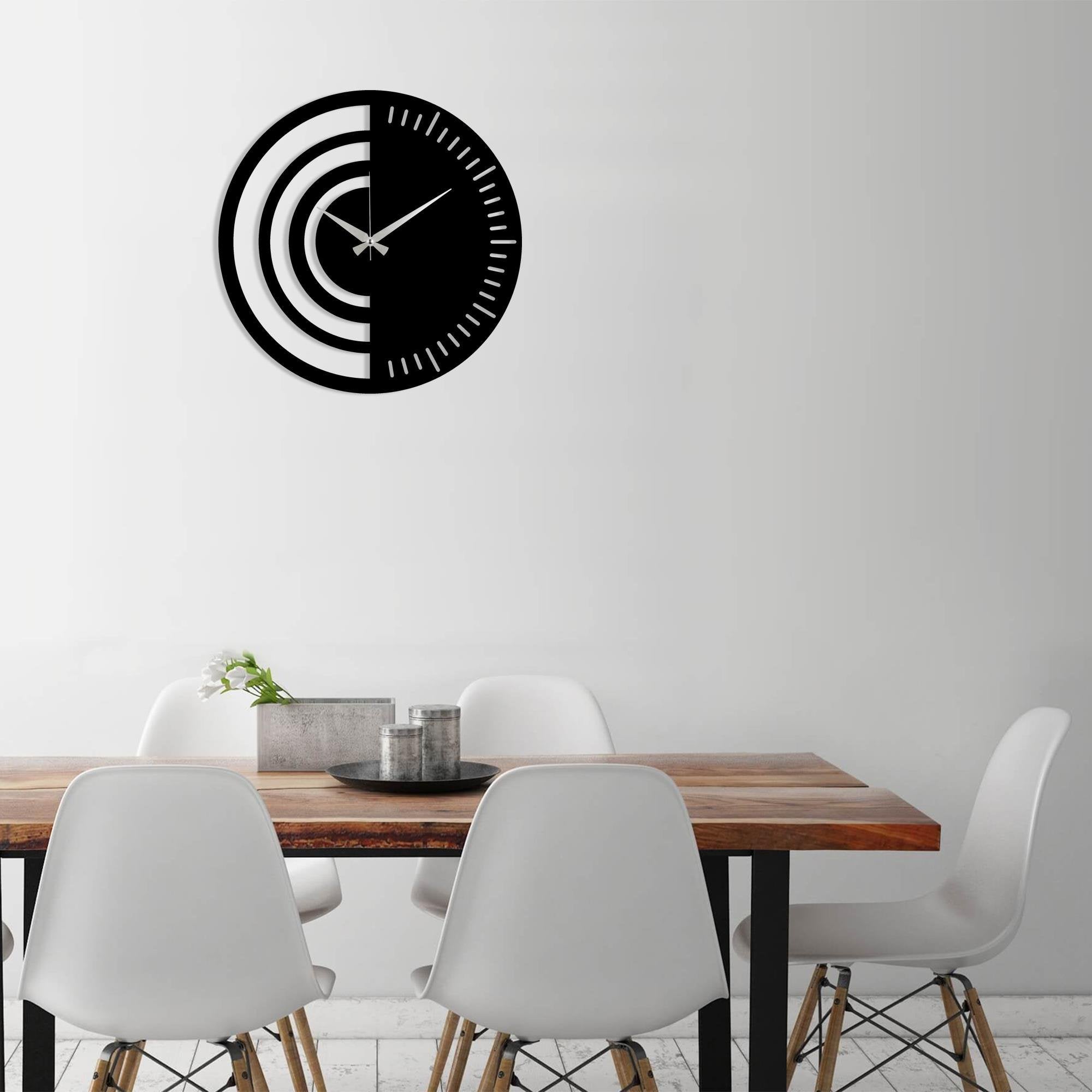 WATCH-008 Dekoratif Metal Duvar Saati | ByLamp