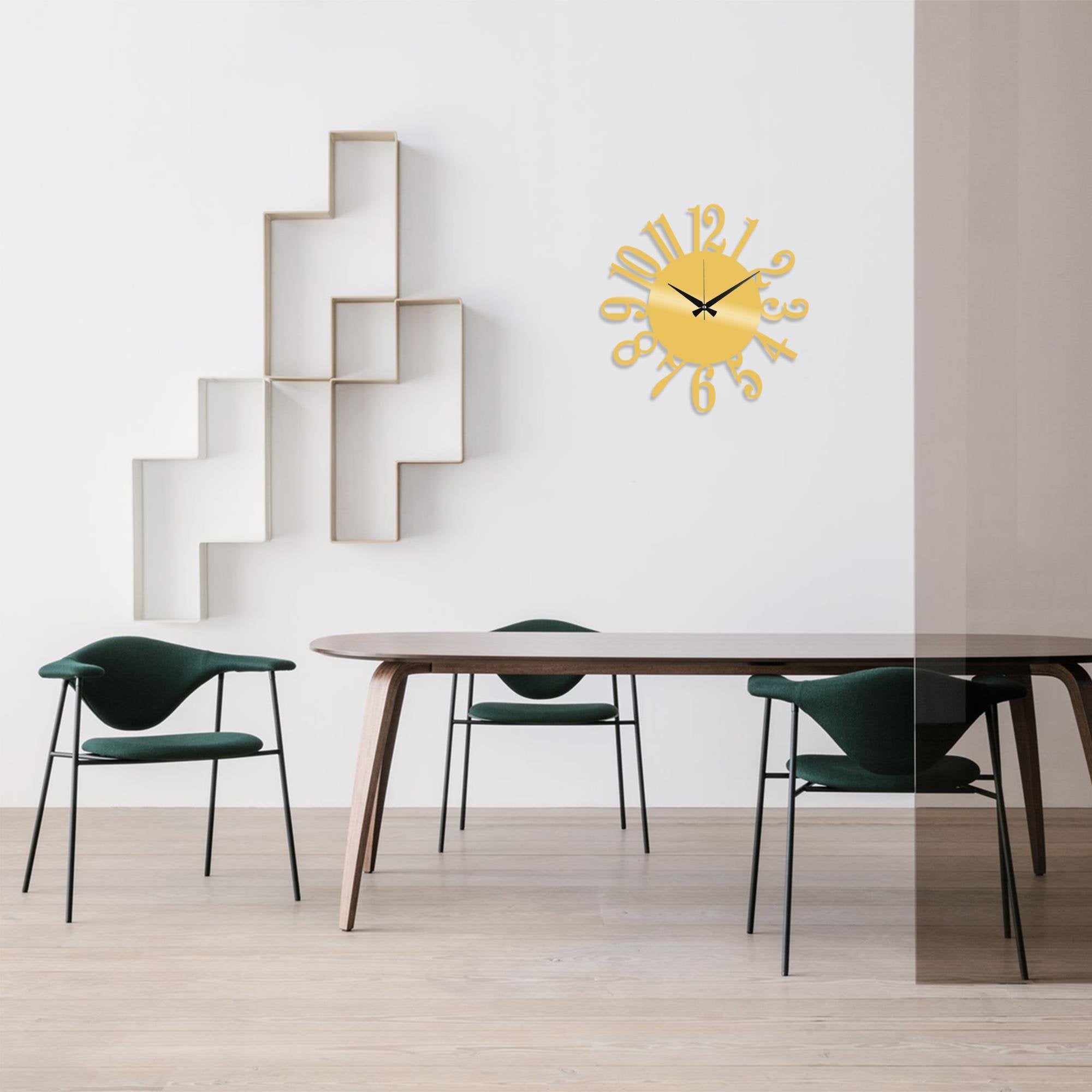 WATCH-014-A Dekoratif Metal Duvar Saati | ByLamp