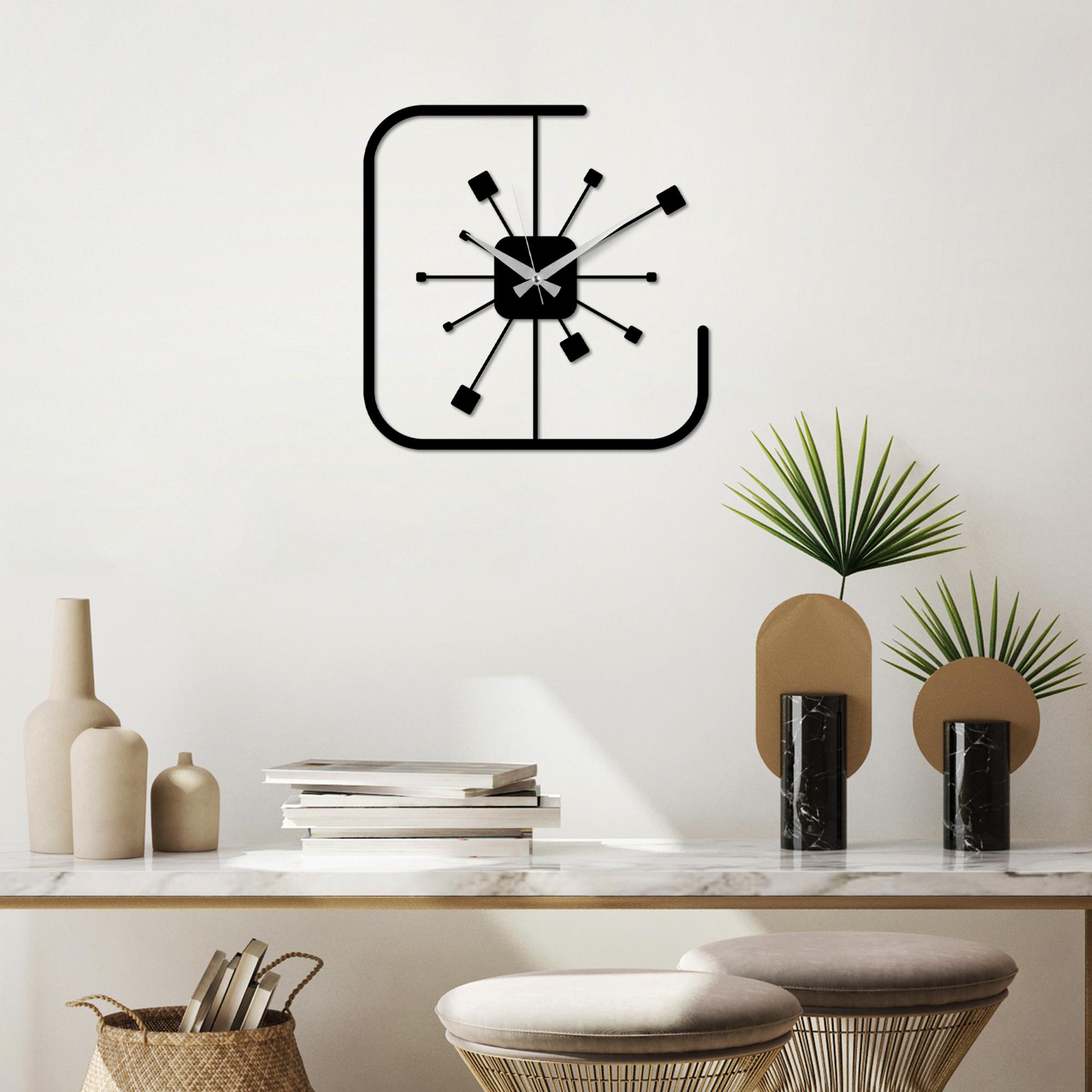 WATCH-045 Dekoratif Metal Duvar Saati | ByLamp