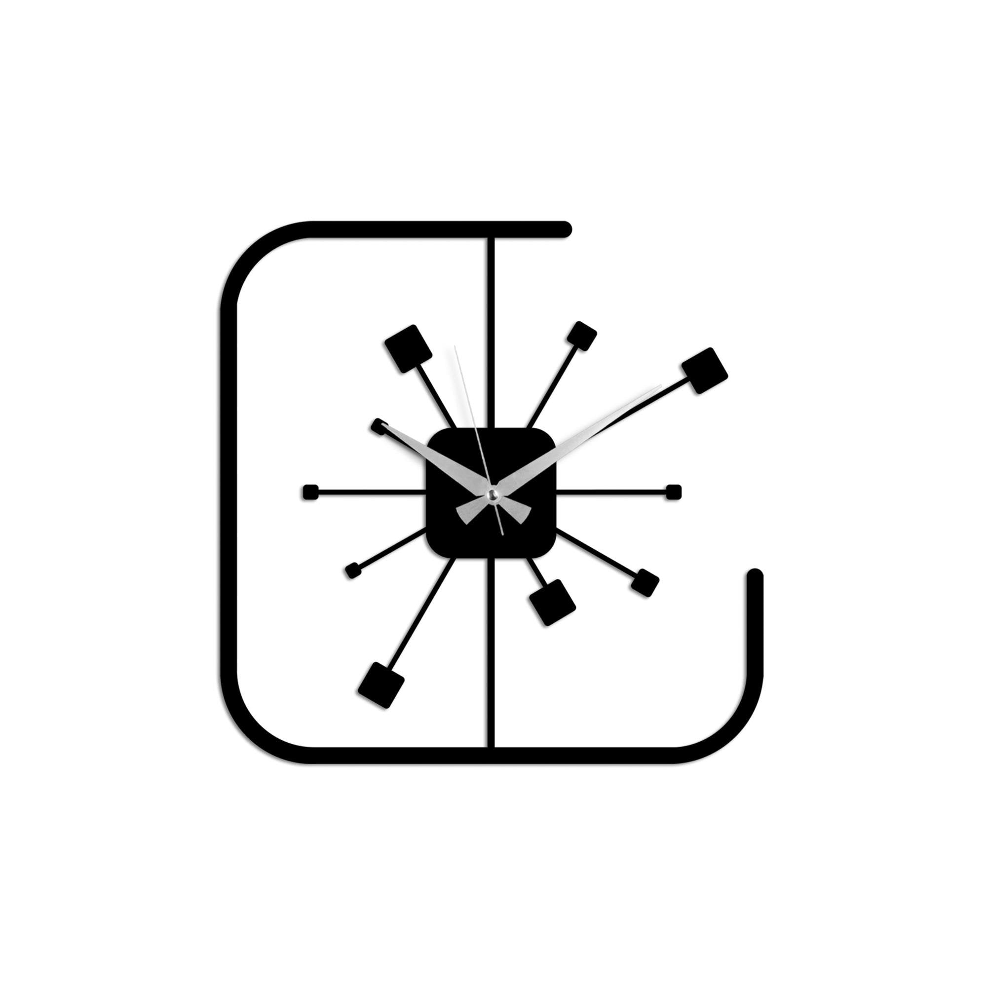 WATCH-045 Dekoratif Metal Duvar Saati | ByLamp