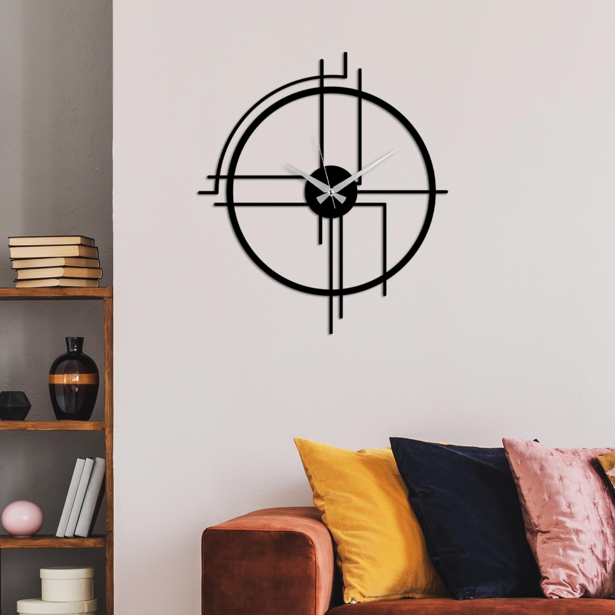 WATCH-049 Dekoratif Metal Duvar Saati | ByLamp