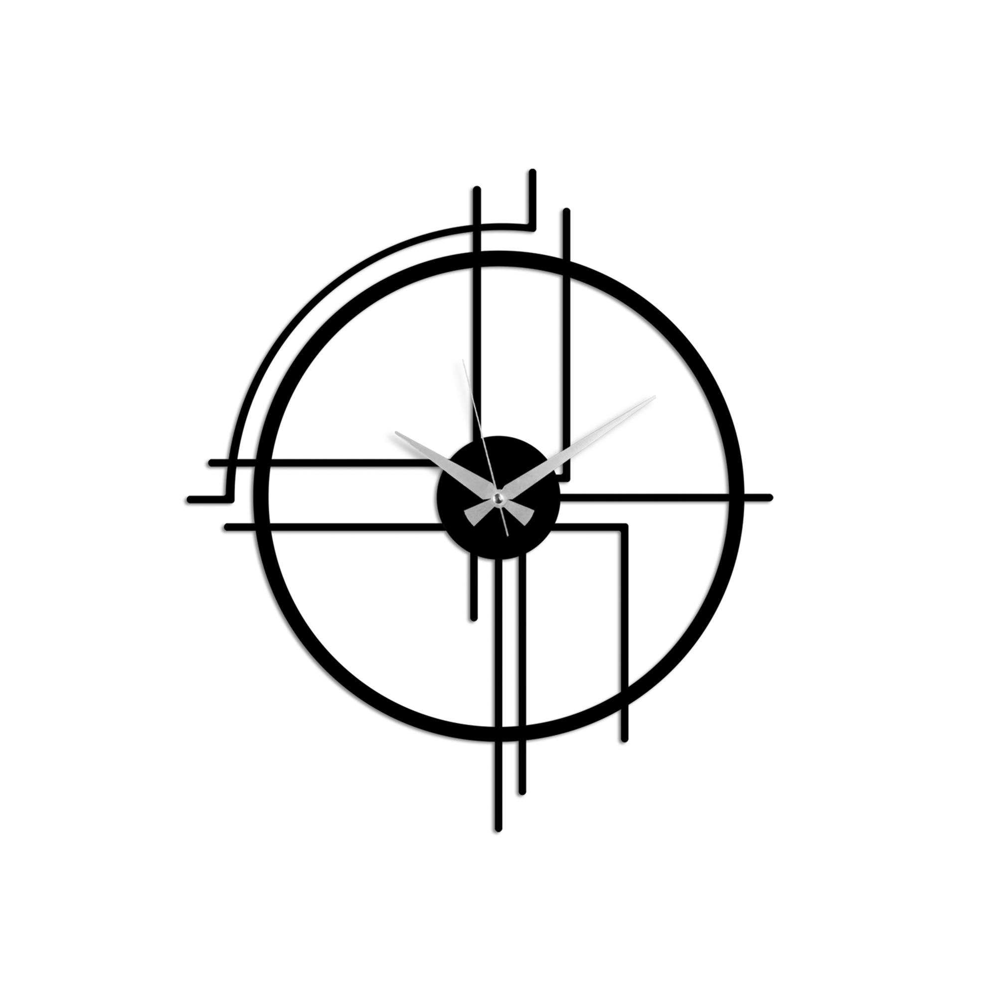 WATCH-049 Dekoratif Metal Duvar Saati | ByLamp