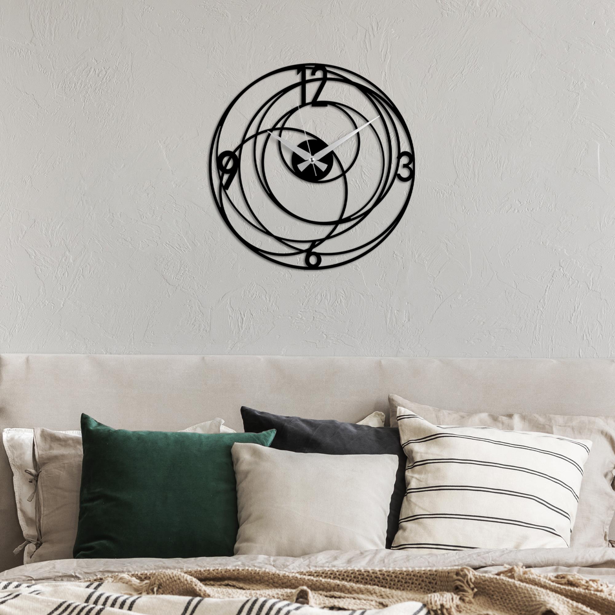 WATCH-050 Dekoratif Metal Duvar Saati | ByLamp