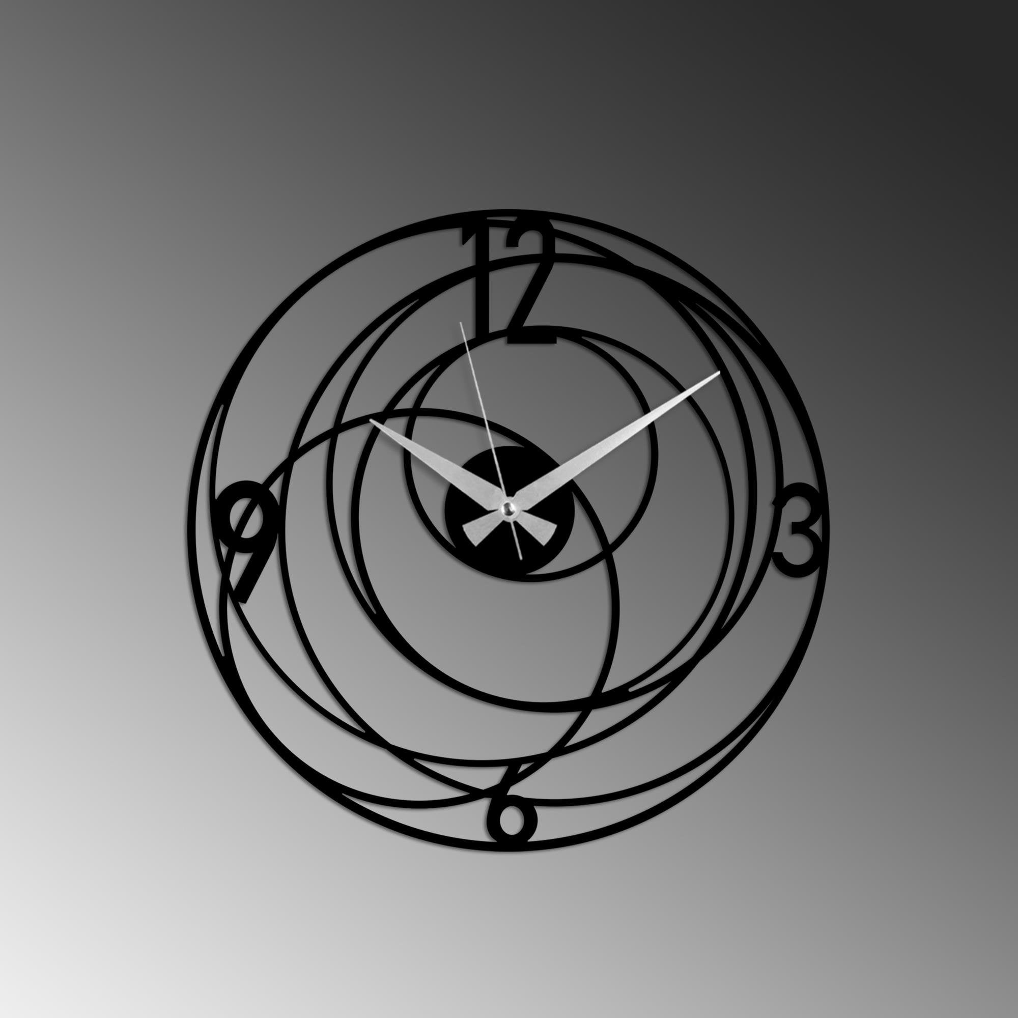 WATCH-050 Dekoratif Metal Duvar Saati | ByLamp