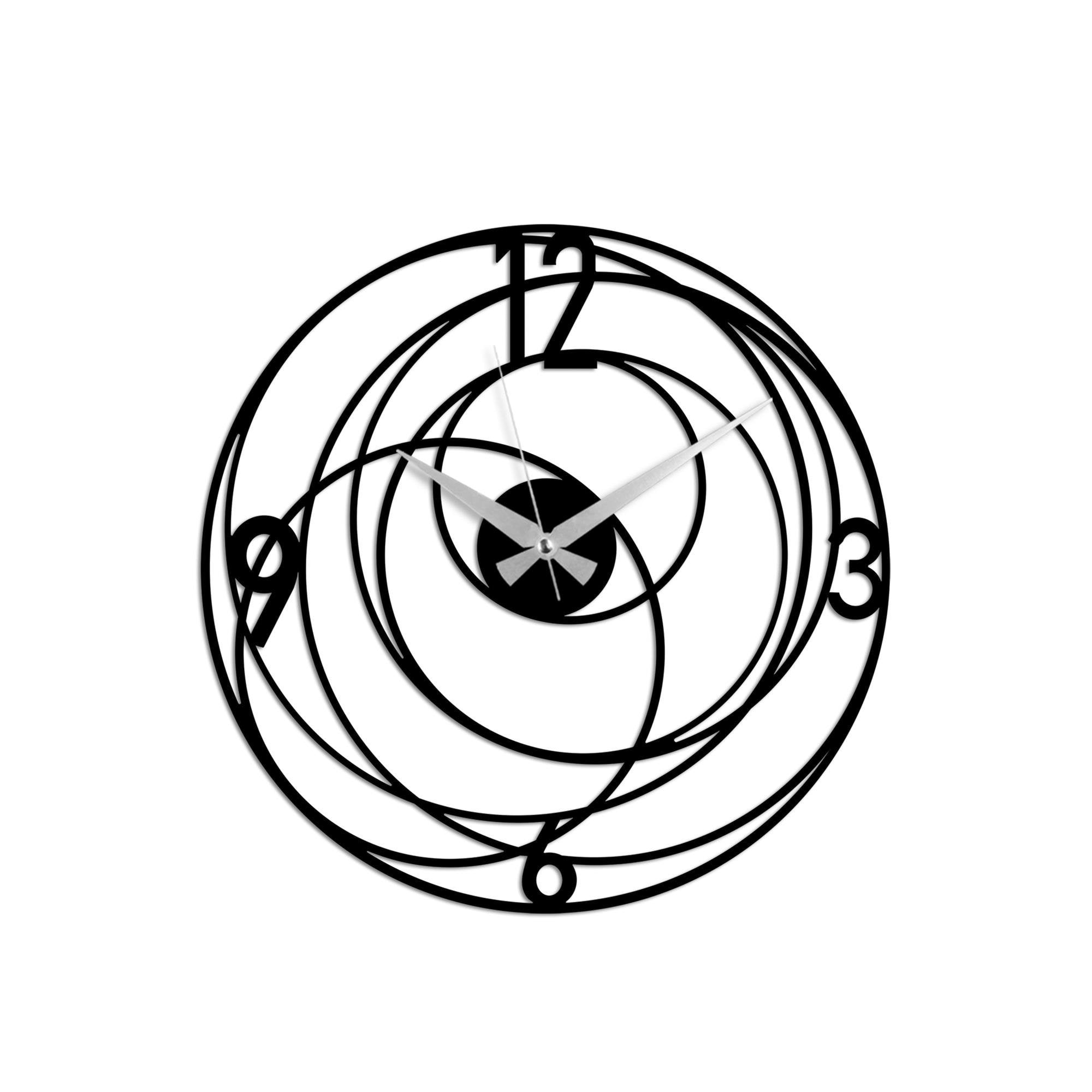 WATCH-050 Dekoratif Metal Duvar Saati | ByLamp