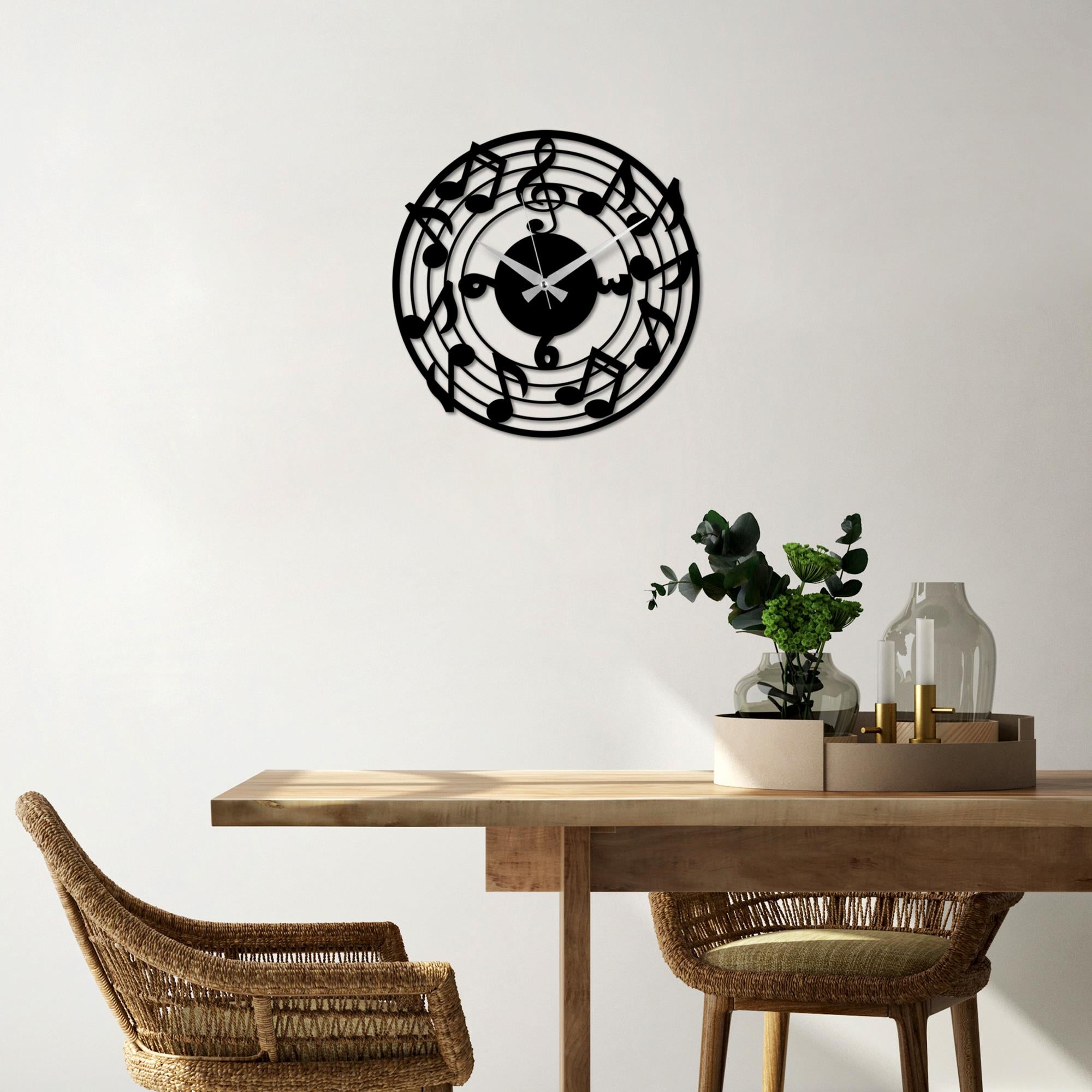 WATCH-051 Dekoratif Metal Duvar Saati | ByLamp