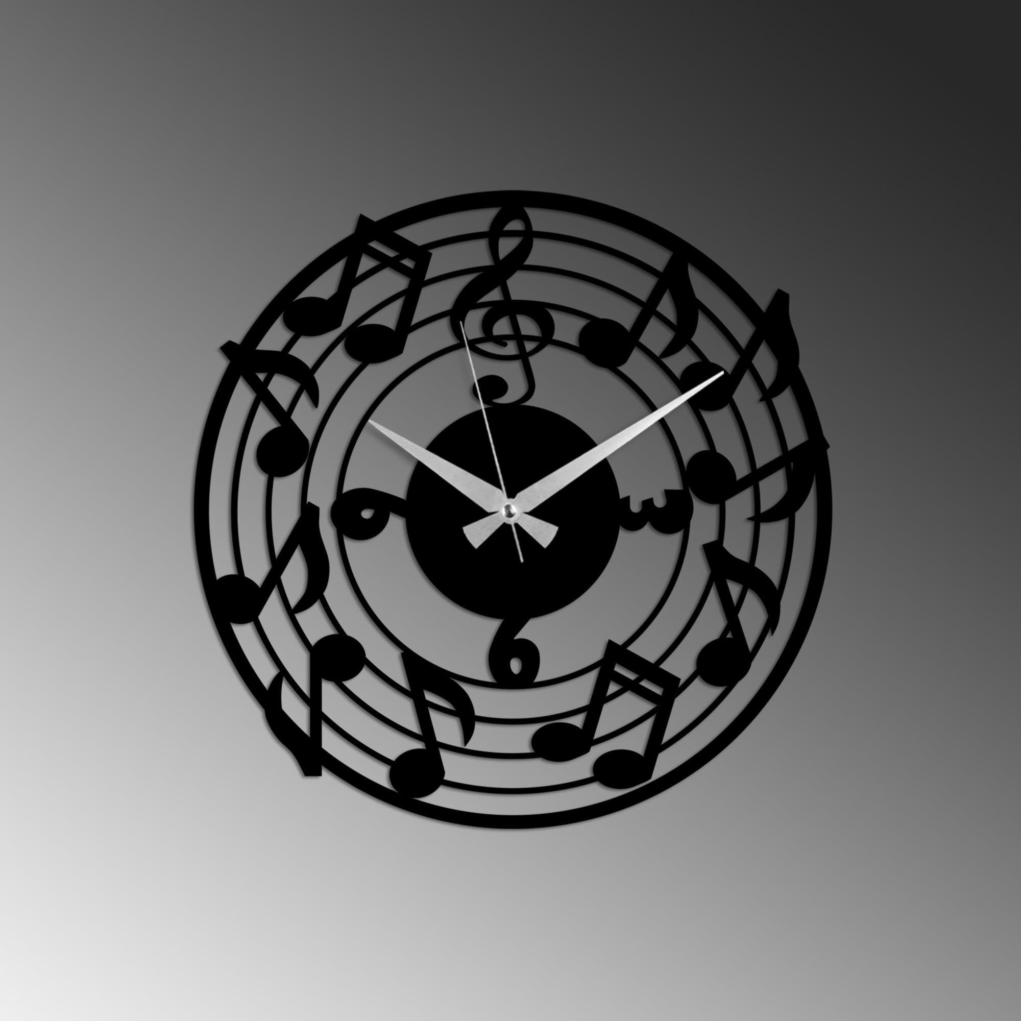 WATCH-051 Dekoratif Metal Duvar Saati | ByLamp