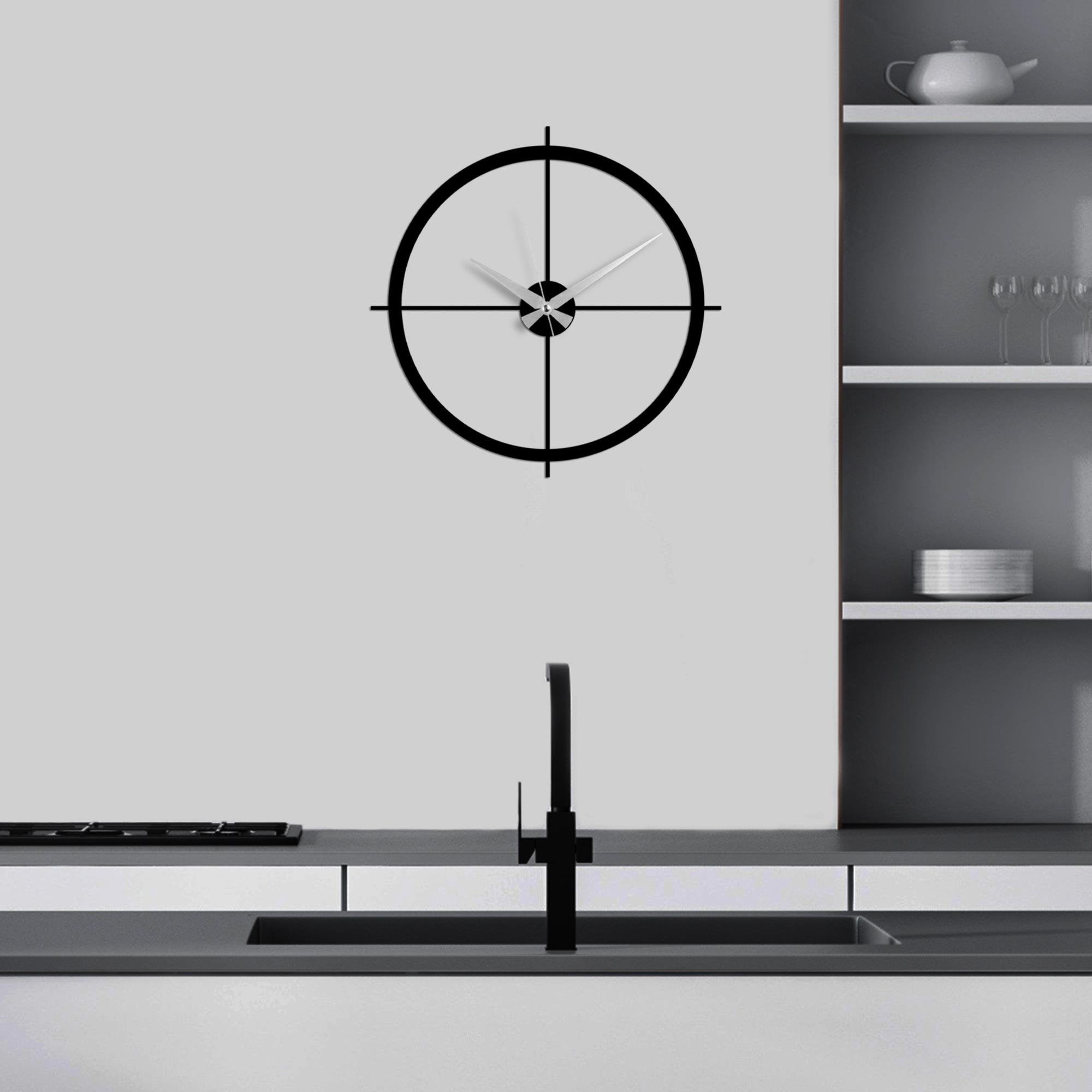 WATCH-052 Dekoratif Metal Duvar Saati | ByLamp