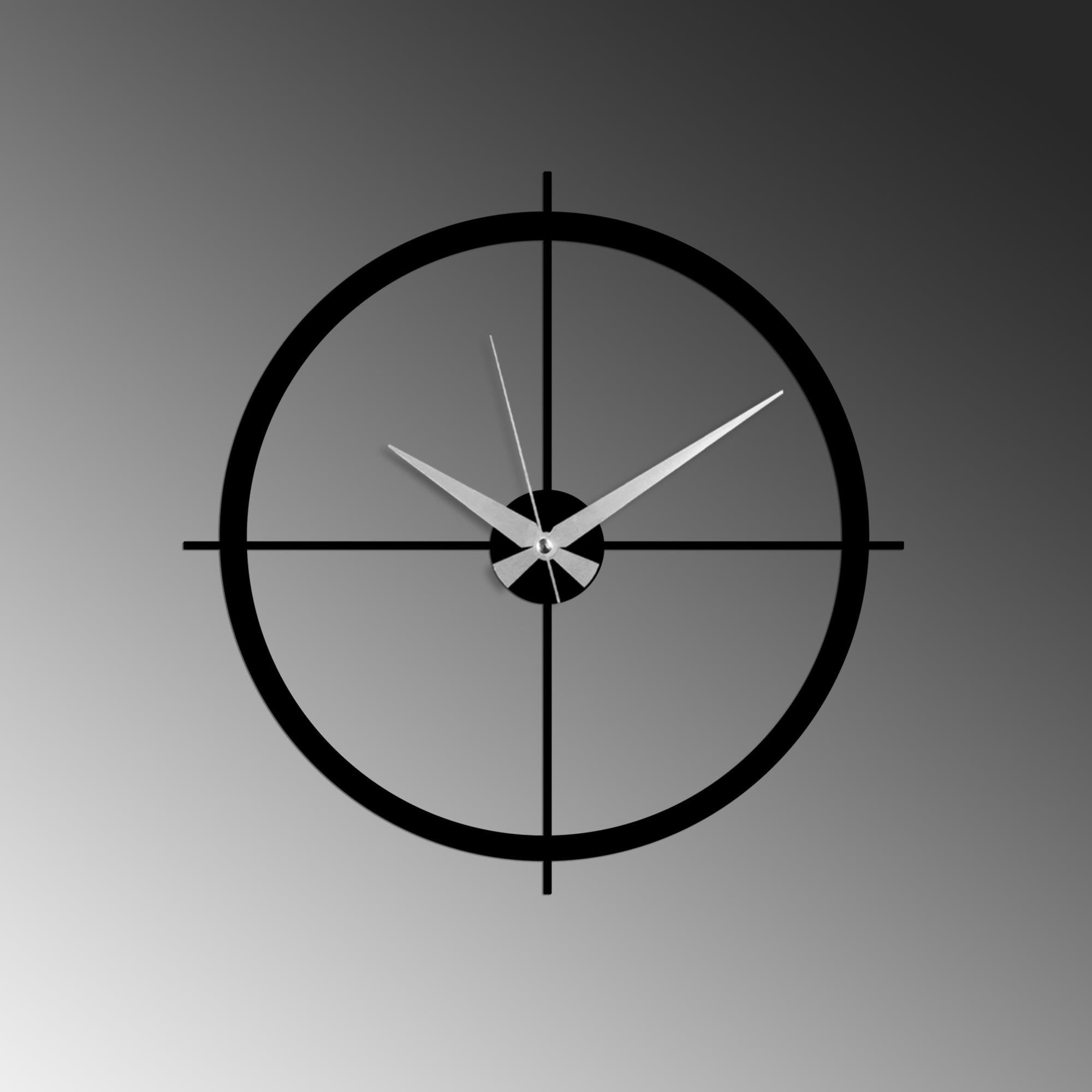 WATCH-052 Dekoratif Metal Duvar Saati | ByLamp