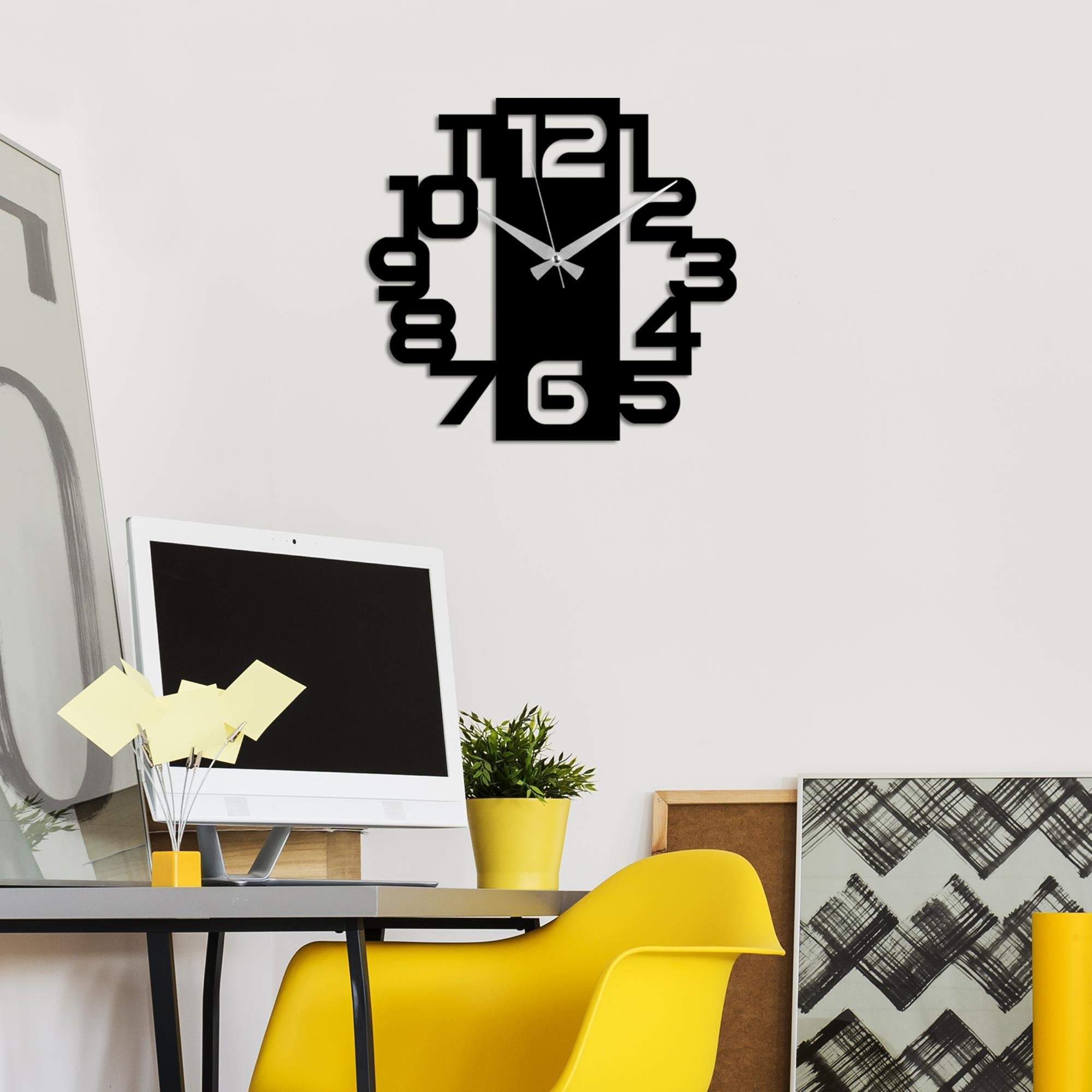 WATCH-053 Dekoratif Metal Duvar Saati | ByLamp