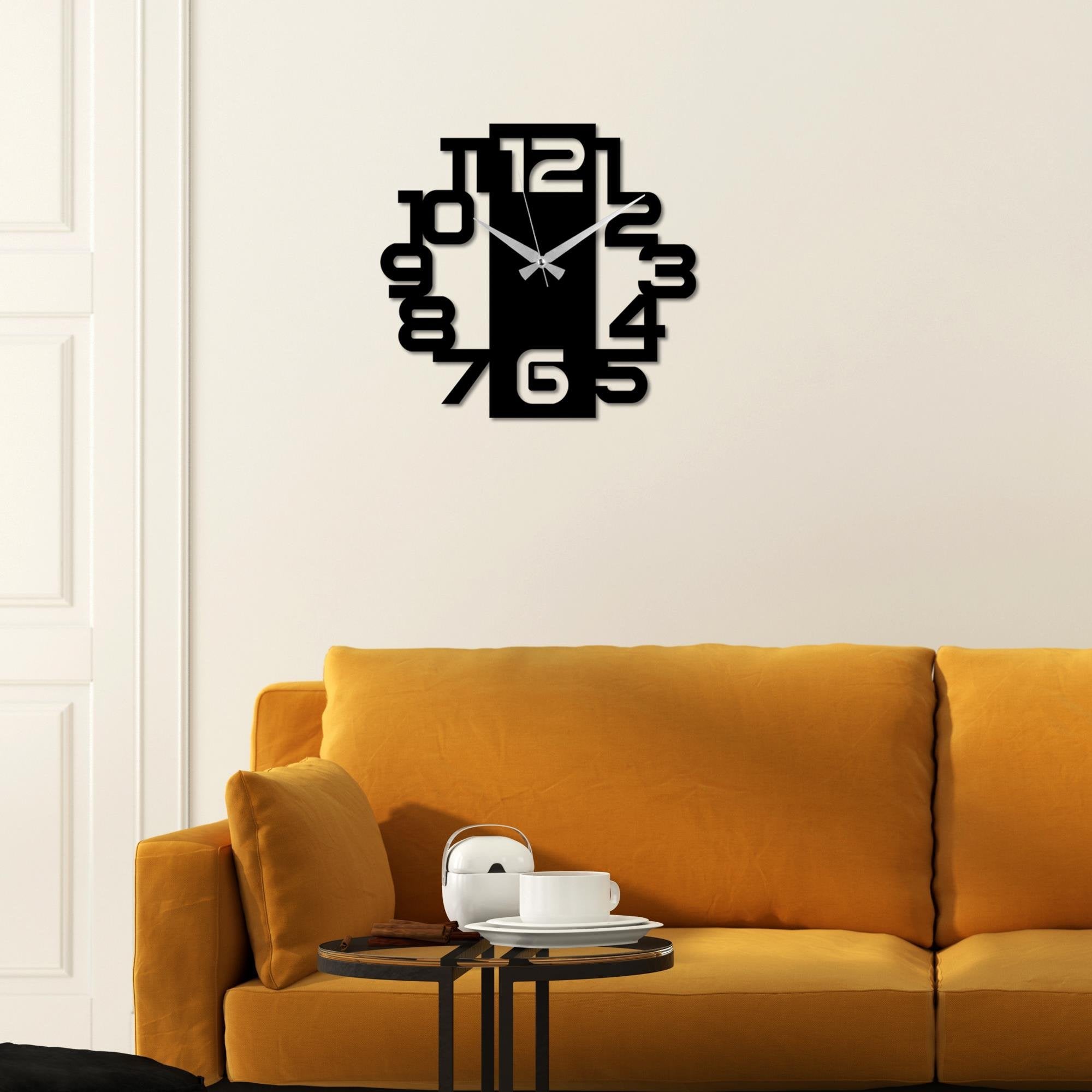 WATCH-053 Dekoratif Metal Duvar Saati | ByLamp