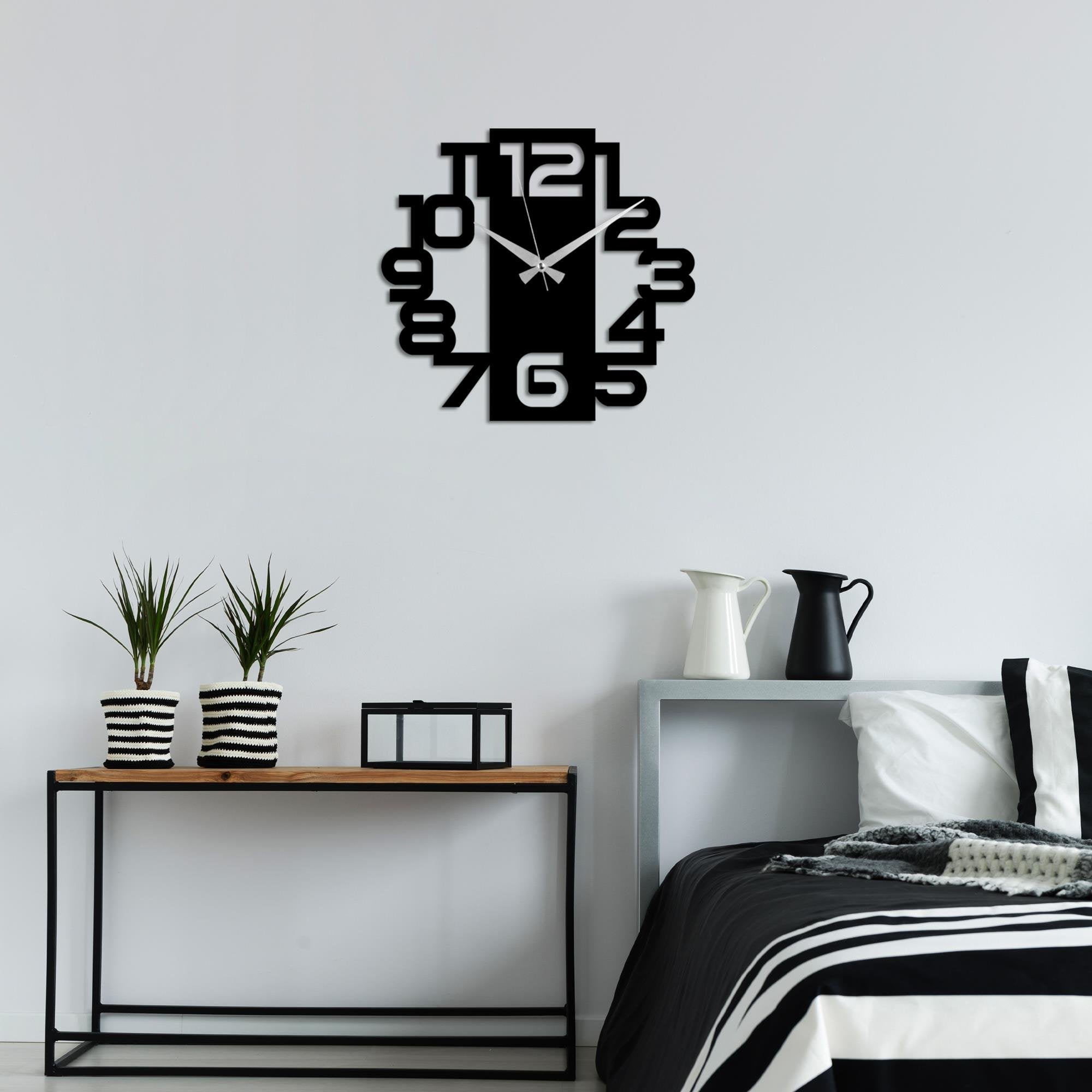 WATCH-053 Dekoratif Metal Duvar Saati | ByLamp