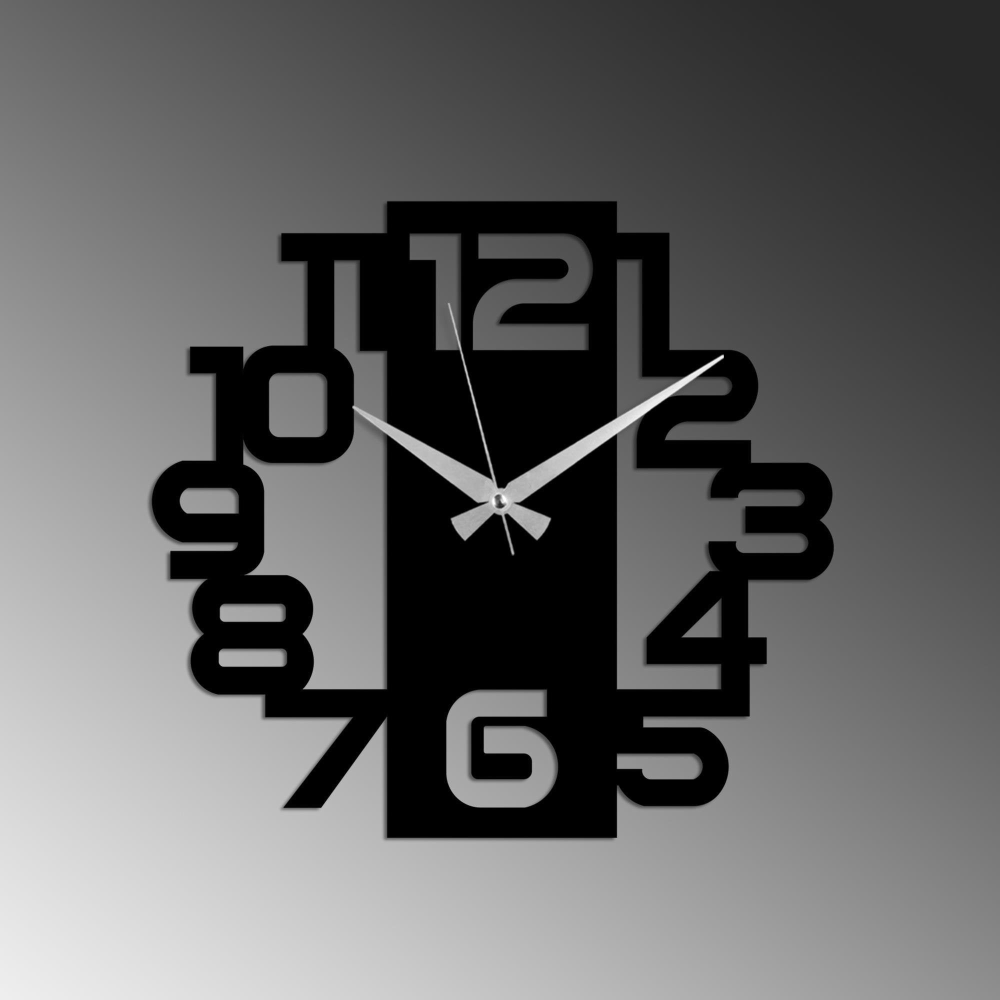 WATCH-053 Dekoratif Metal Duvar Saati | ByLamp