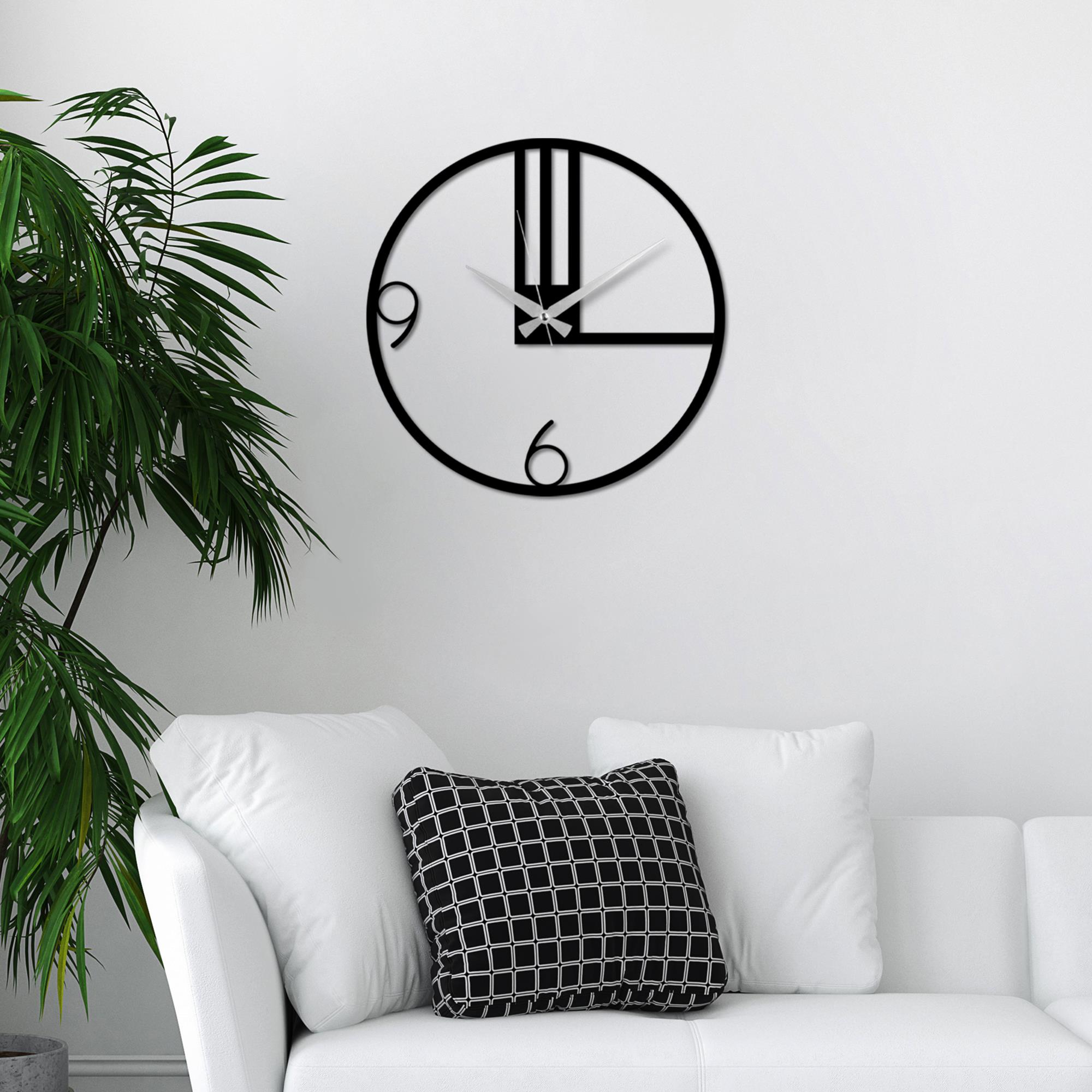 WATCH-054 Dekoratif Metal Duvar Saati | ByLamp