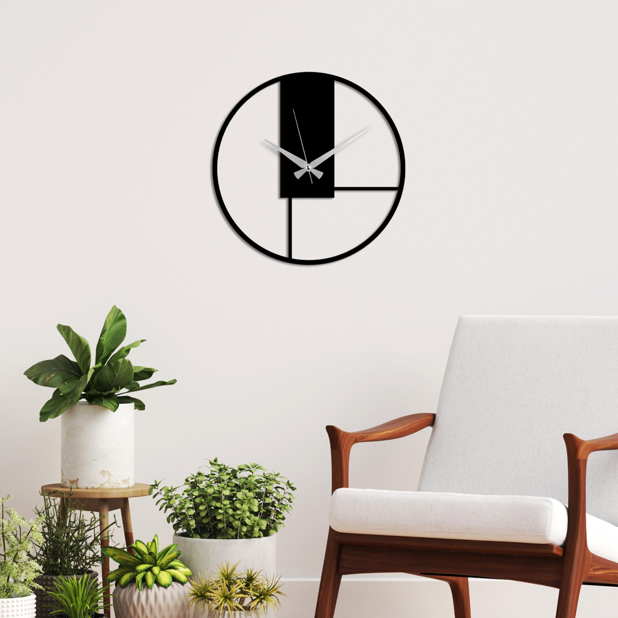 WATCH-055 Dekoratif Metal Duvar Saati | ByLamp