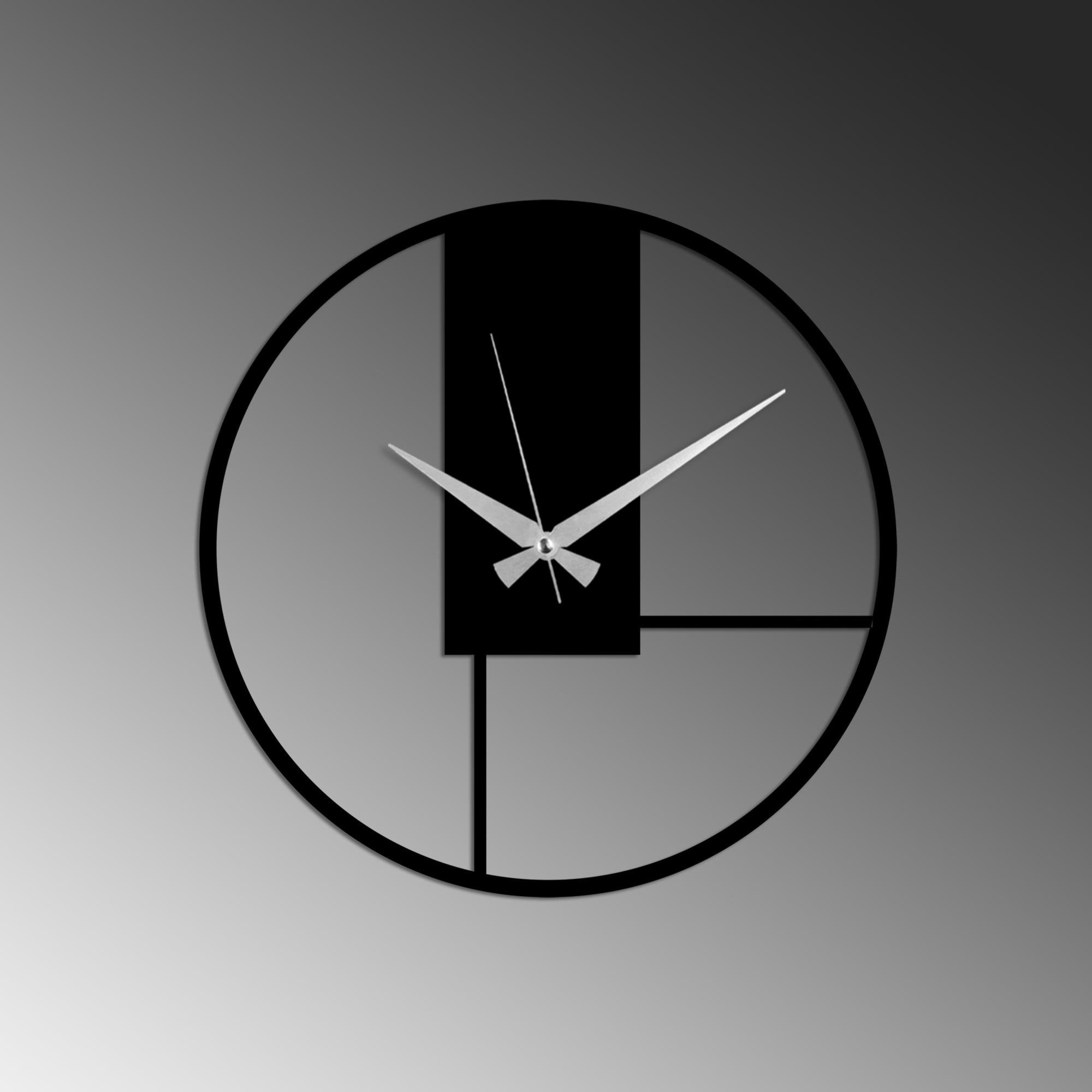 WATCH-055 Dekoratif Metal Duvar Saati | ByLamp