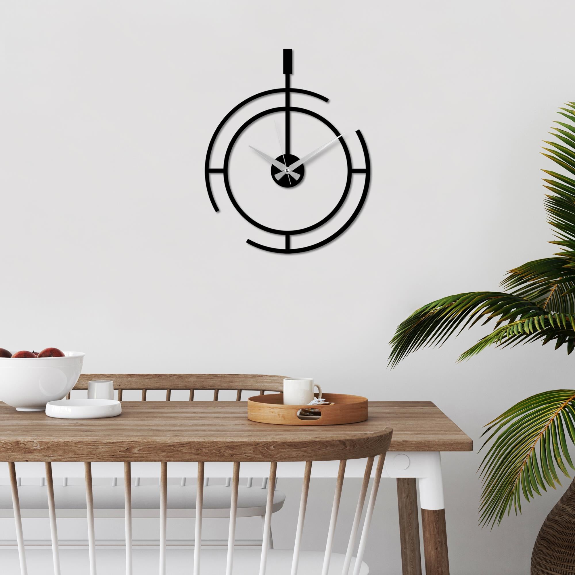 WATCH-056 Dekoratif Metal Duvar Saati | ByLamp