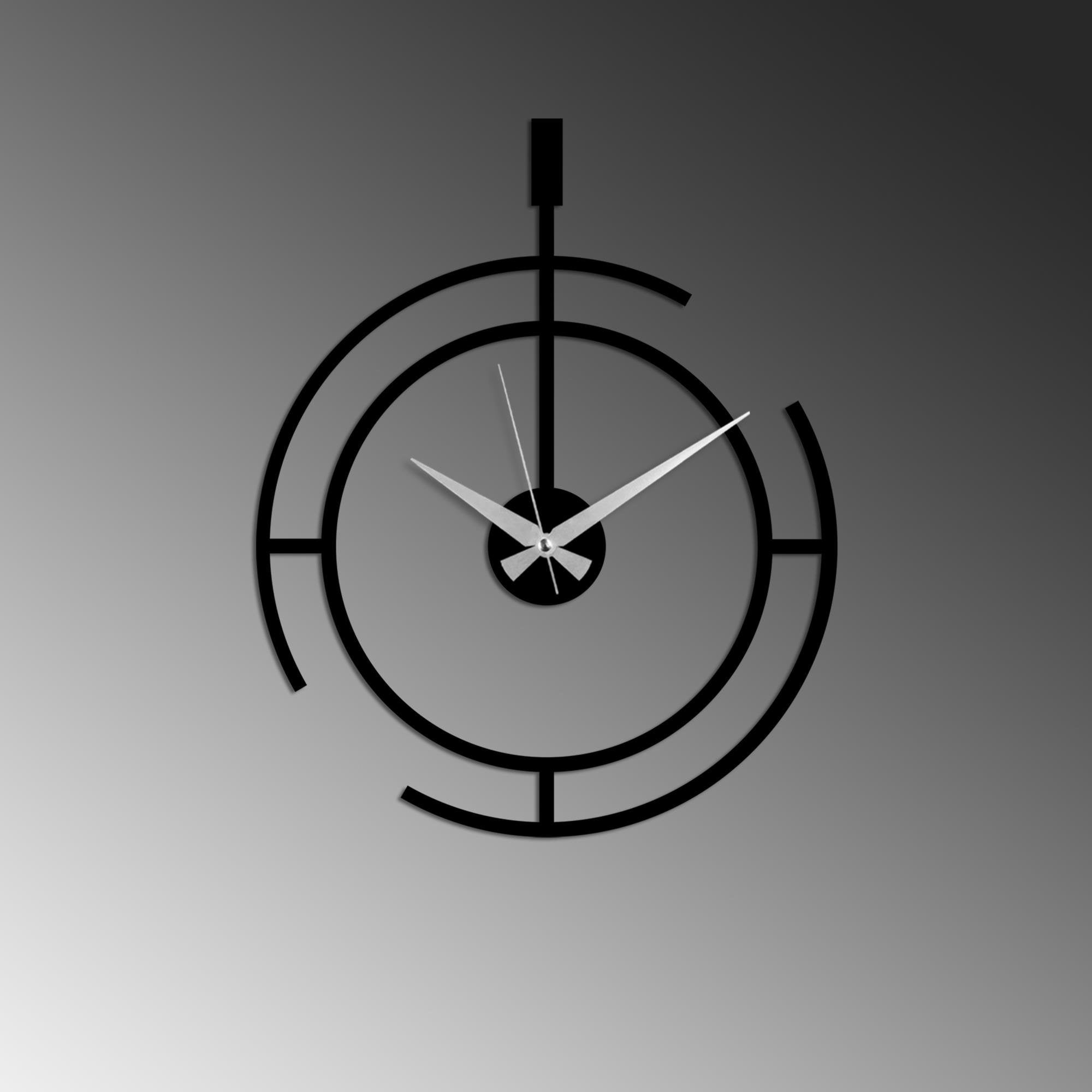 WATCH-056 Dekoratif Metal Duvar Saati | ByLamp