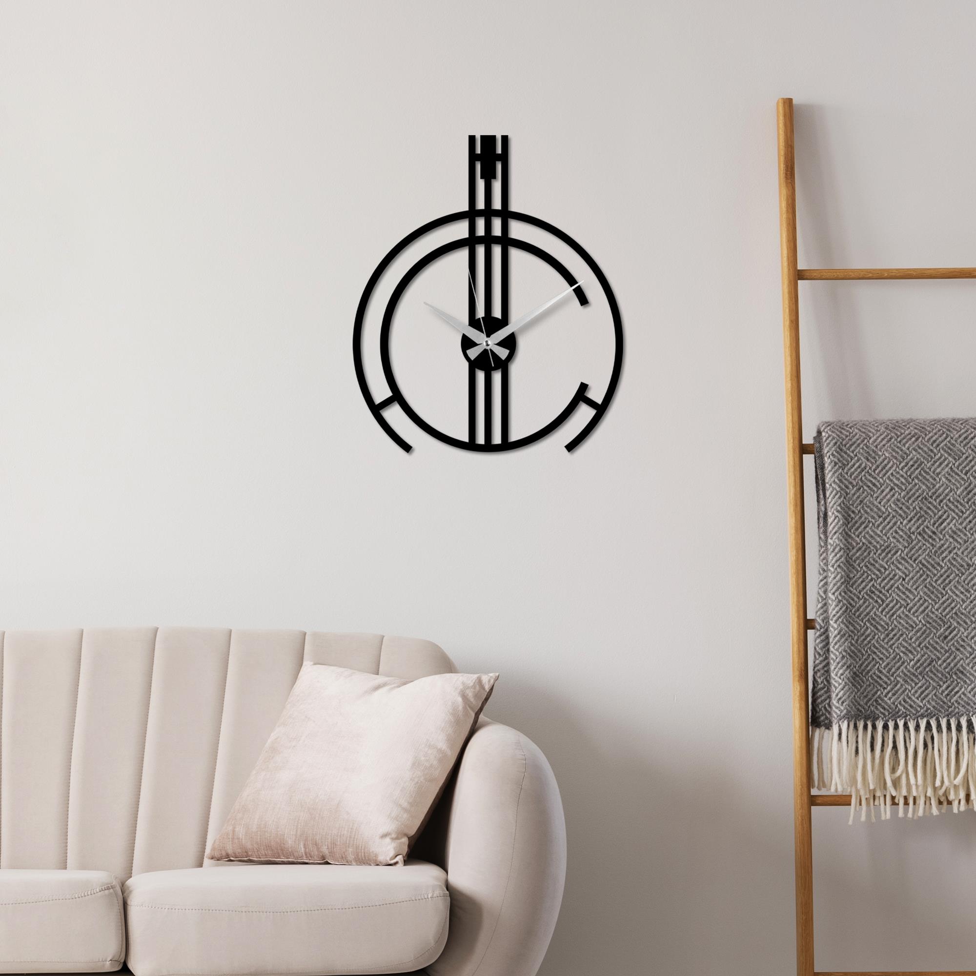 WATCH-058 Dekoratif Metal Duvar Saati | ByLamp