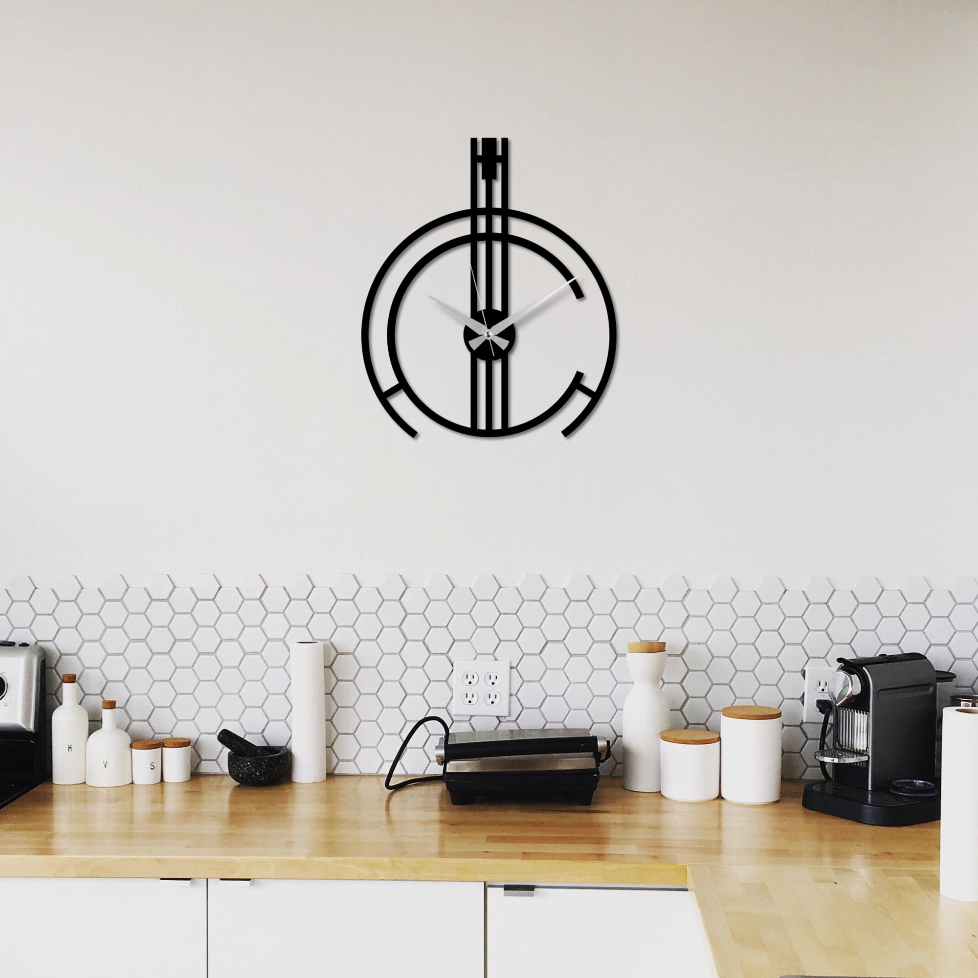 WATCH-058 Dekoratif Metal Duvar Saati | ByLamp