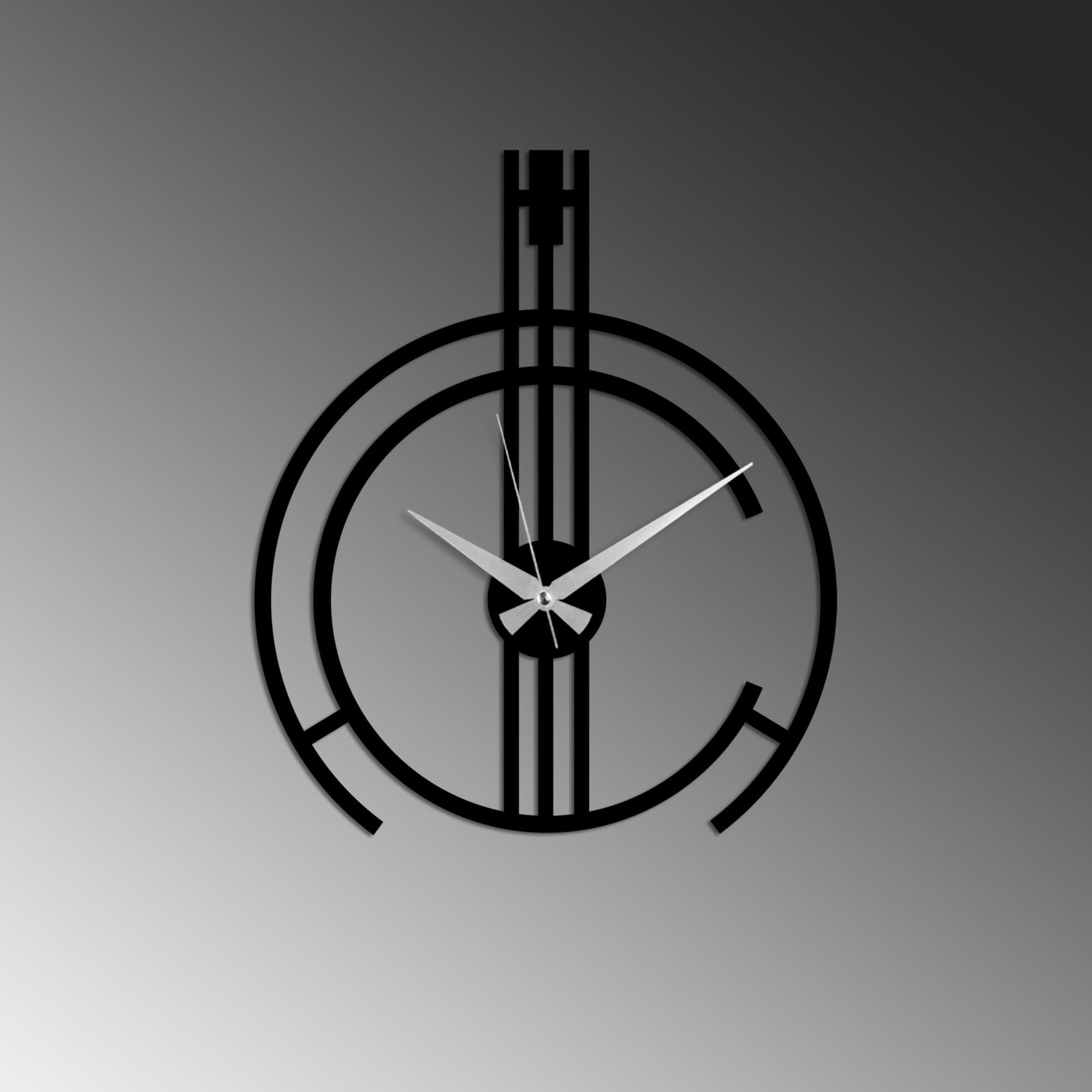 WATCH-058 Dekoratif Metal Duvar Saati | ByLamp