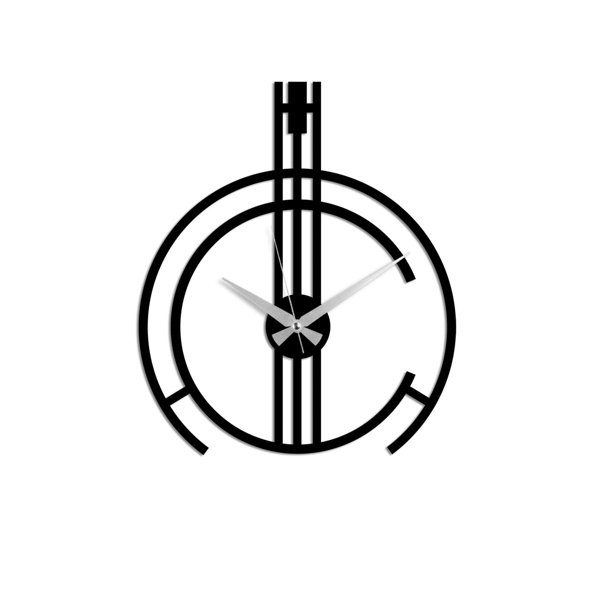 WATCH-058 Dekoratif Metal Duvar Saati | ByLamp