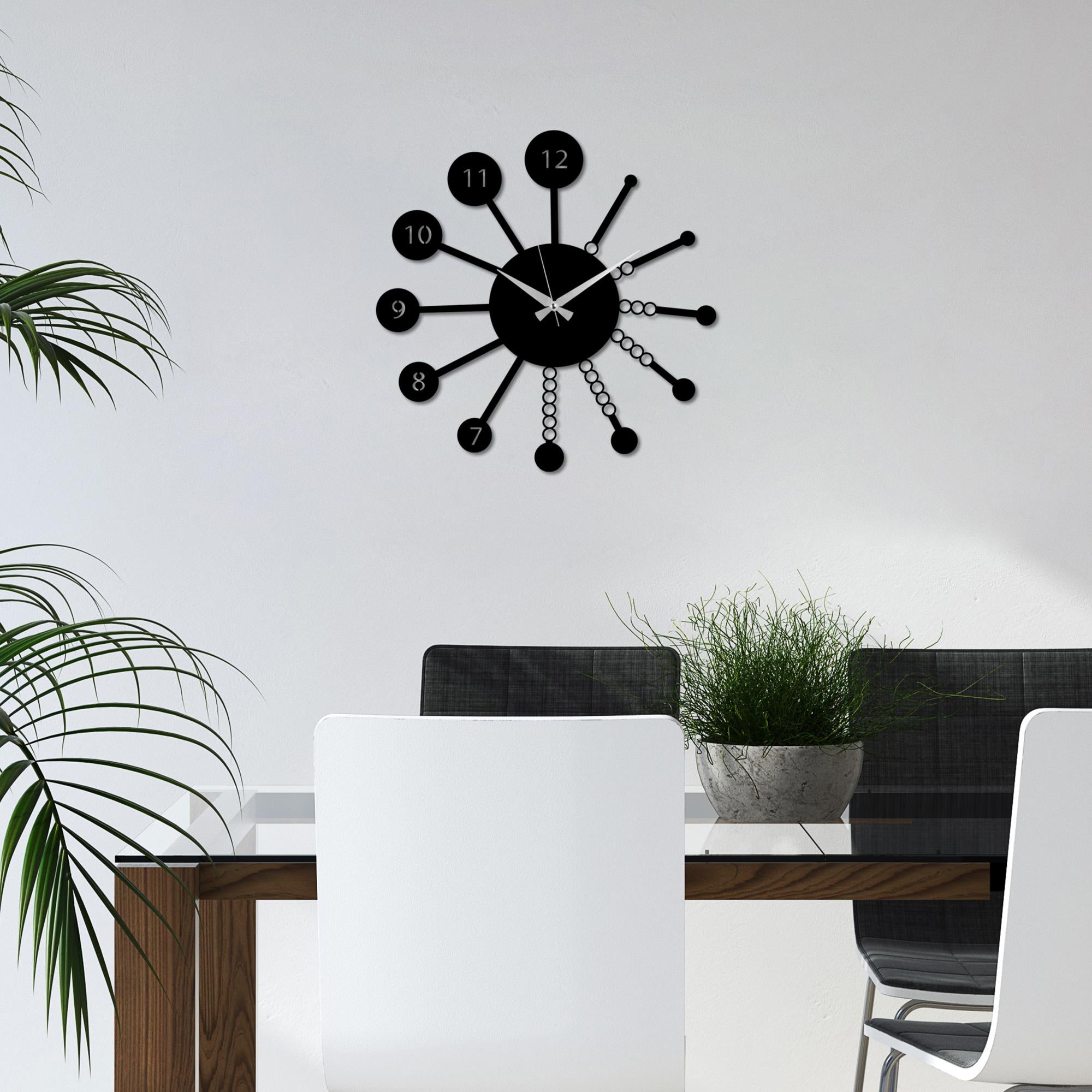 WATCH-061 Dekoratif Metal Duvar Saati | ByLamp