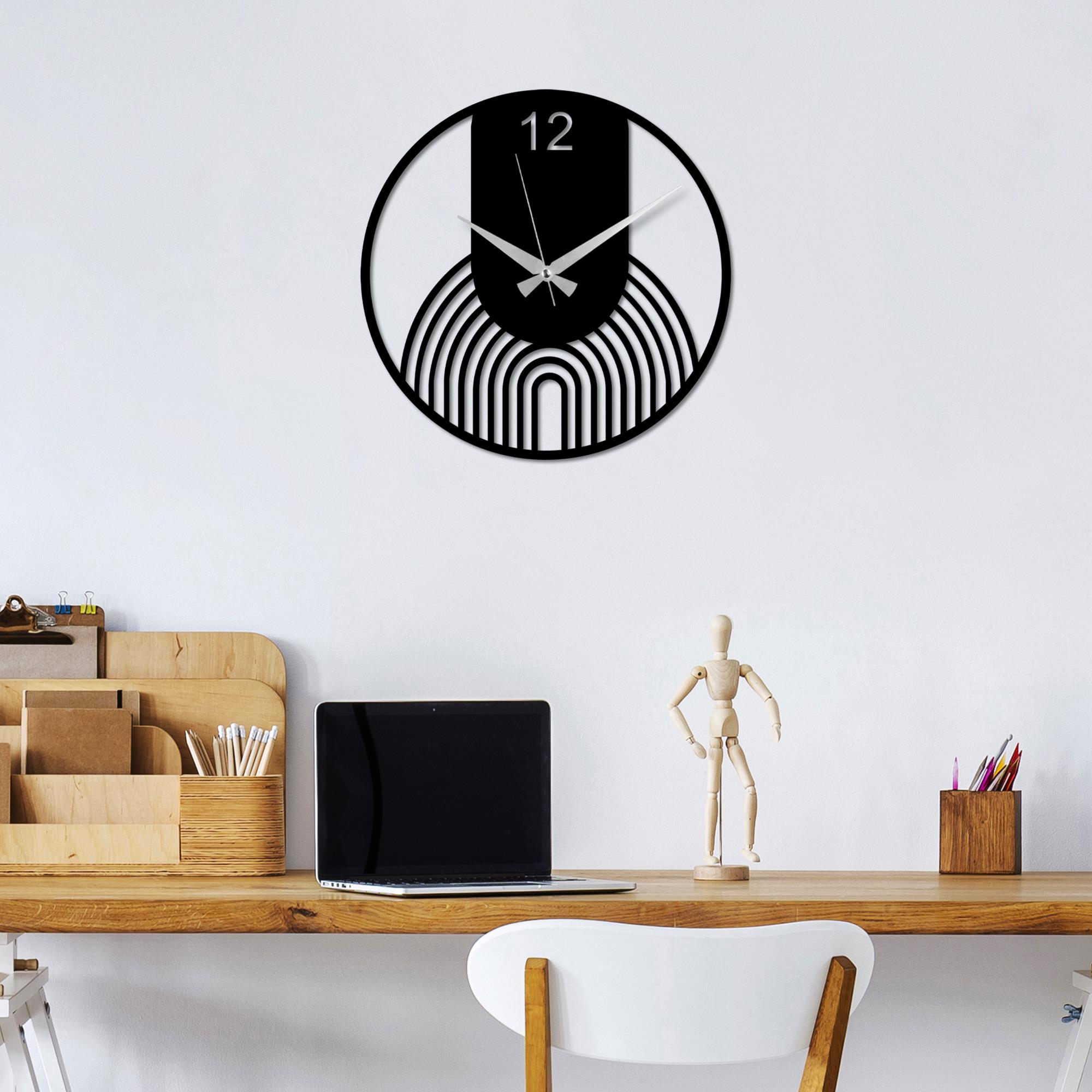 WATCH-062 Dekoratif Metal Duvar Saati | ByLamp