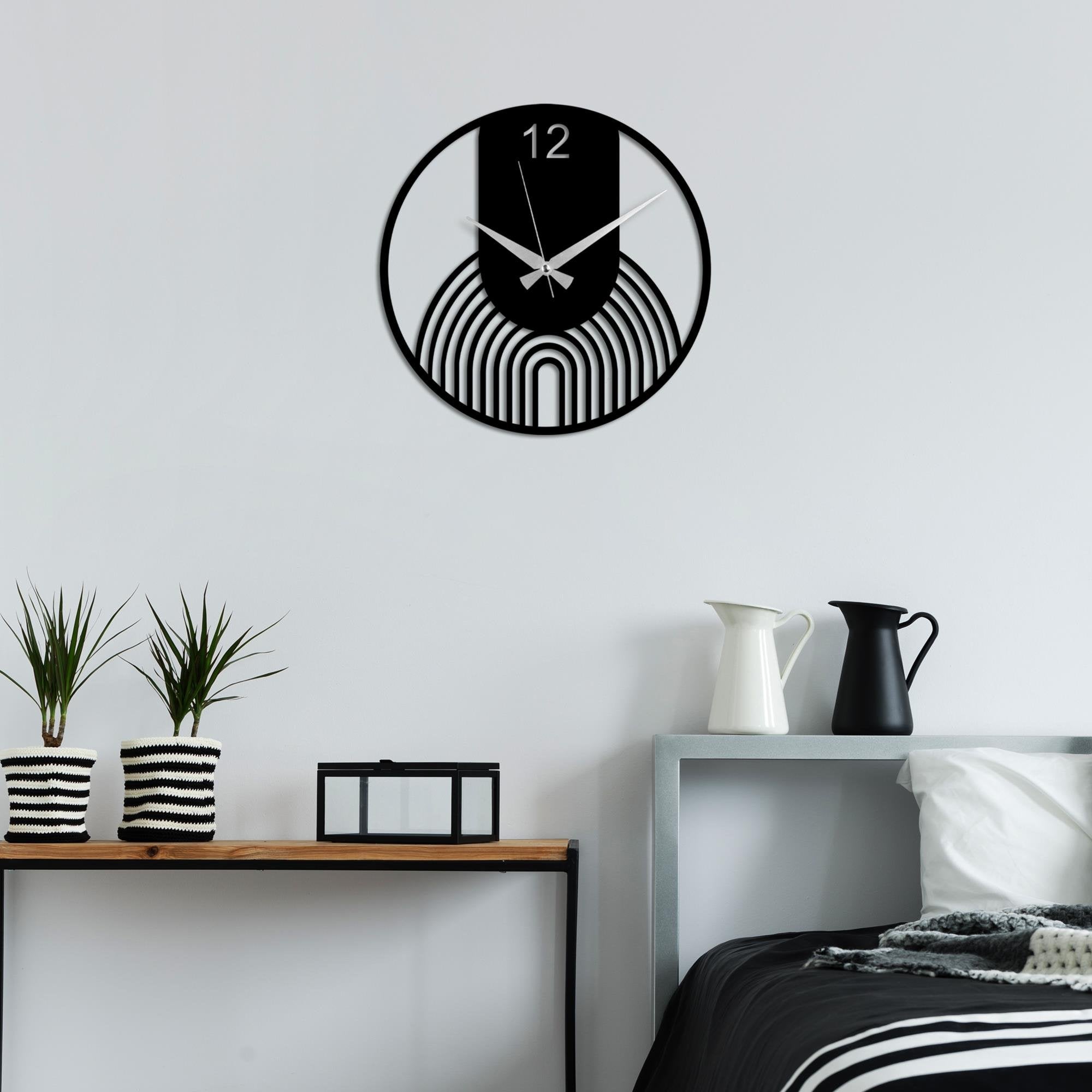 WATCH-062 Dekoratif Metal Duvar Saati | ByLamp